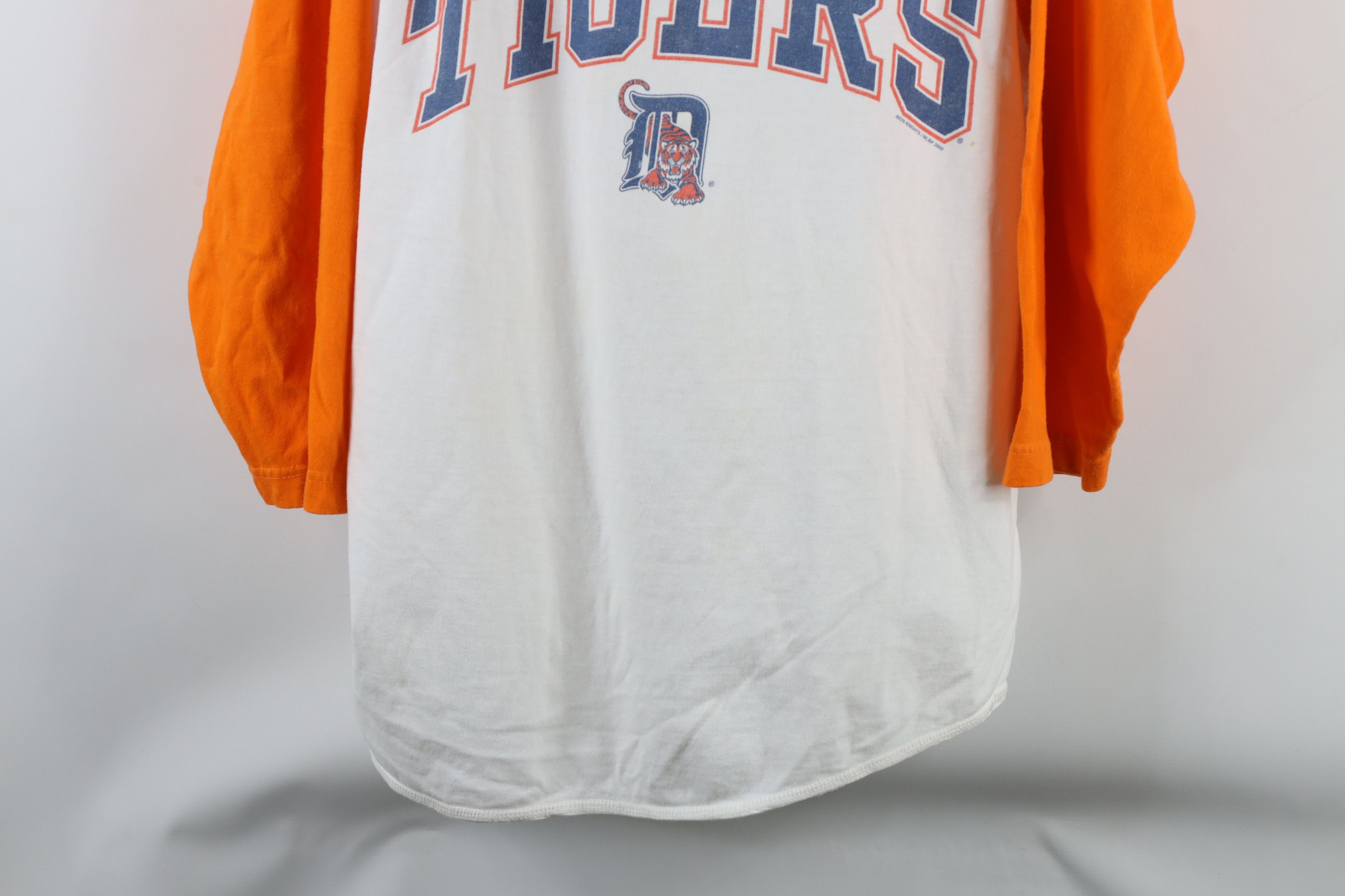 Vintage Vintage Y2K 2000 Detroit Tigers Baseball Raglan T-Shirt Size US L / EU 52-54 / 3 - 3 Thumbnail