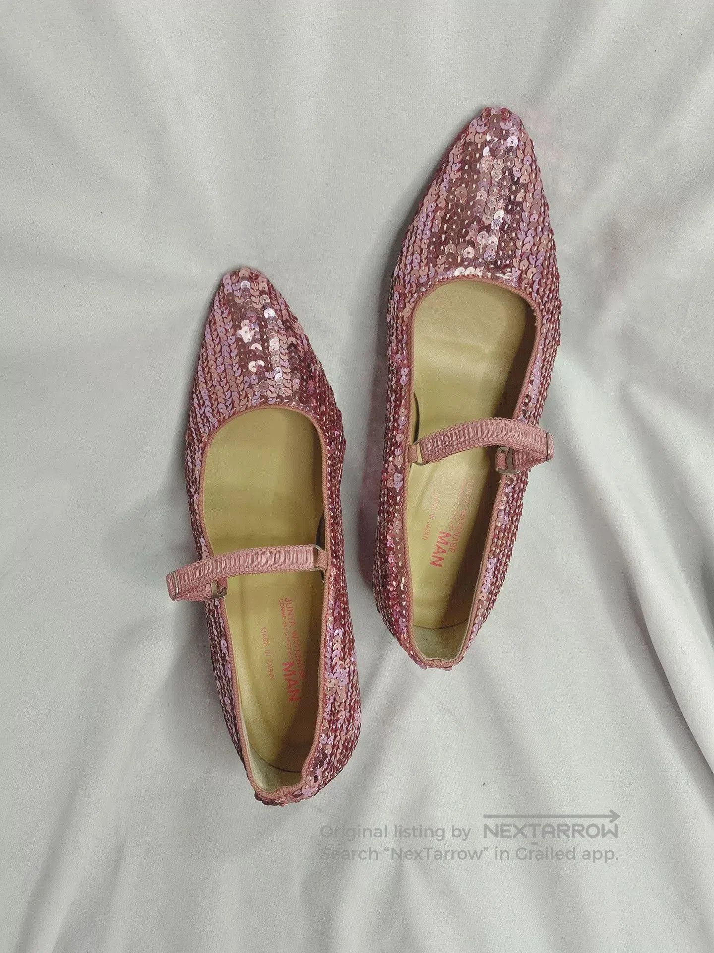 Junya Watanabe Junya Watanabe Pink Sequin Mary Jane S. Size US 5 / IT 35 - 8 Thumbnail