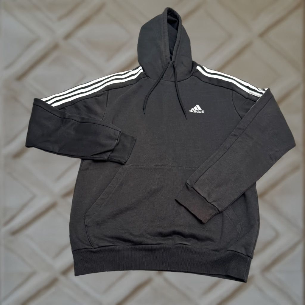 Adidas VINTAGE Adidas Hoodie Pullover Sweatshirt Mens Small Black Active Sports Streetwear Casual Size US S / EU 44-46 / 1 - 1 Thumbnail