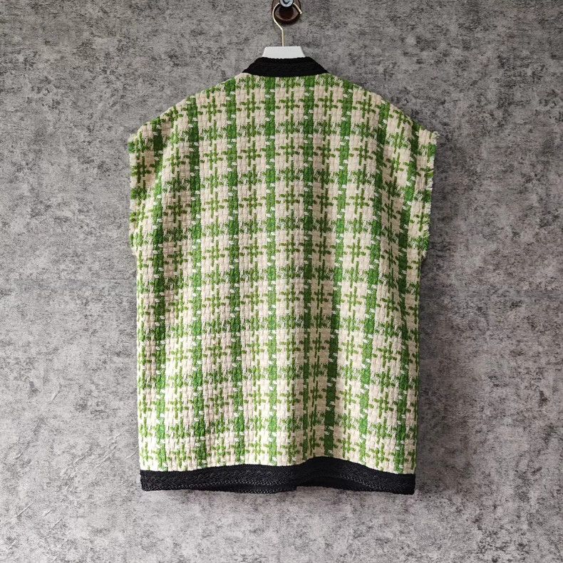 Gucci Gucci Checkered wool vest coat Size S / US 4 / IT 40 - 2 Thumbnail