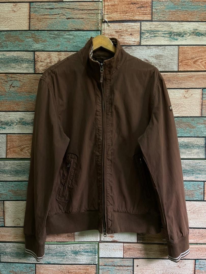 Napapijri Vintage Napapijri Geographic Zip-Up Jacket Brown Earth Tone Size US M / EU 48-50 / 2 - 1 Thumbnail