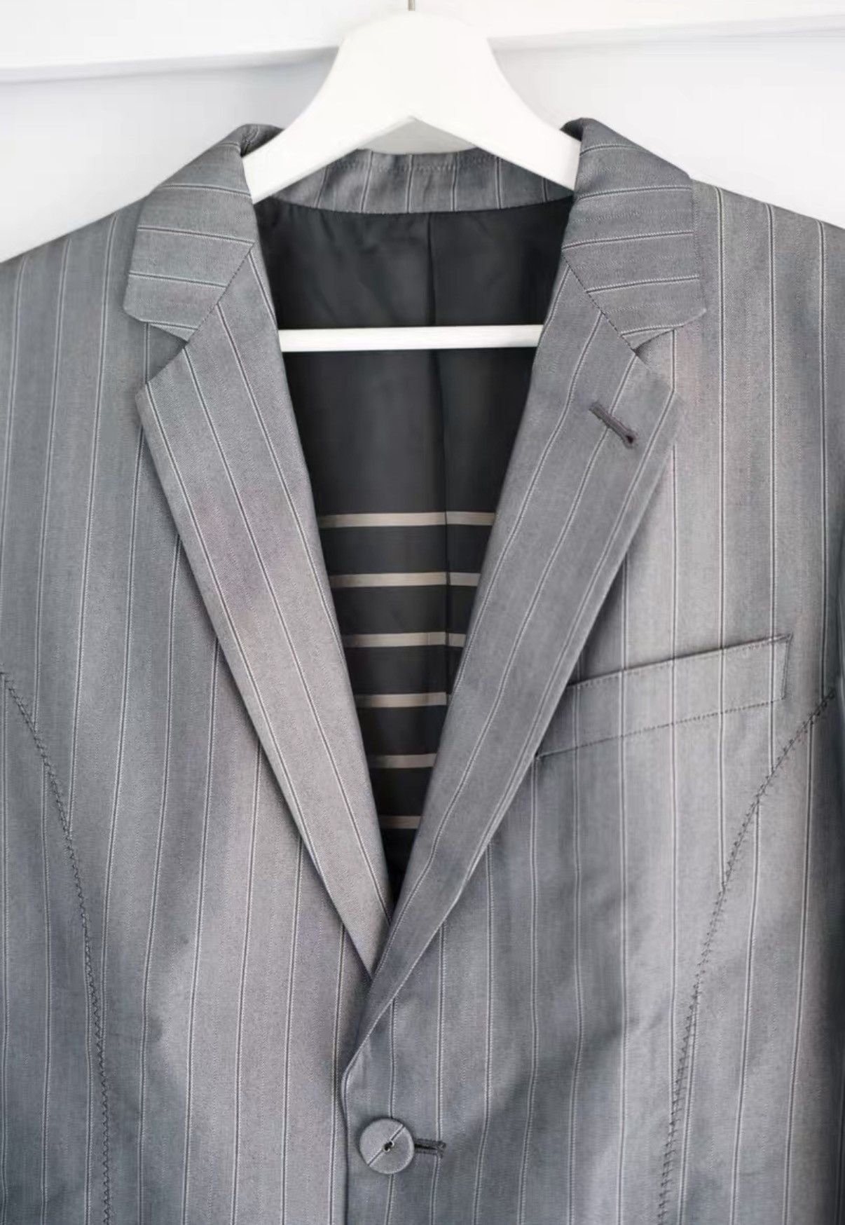 Jean Paul Gaultier Jean Paul Gaultier Blazer with Cloth Covered Buttons K4 Size US M / EU 48-50 / 2 - 3 Thumbnail