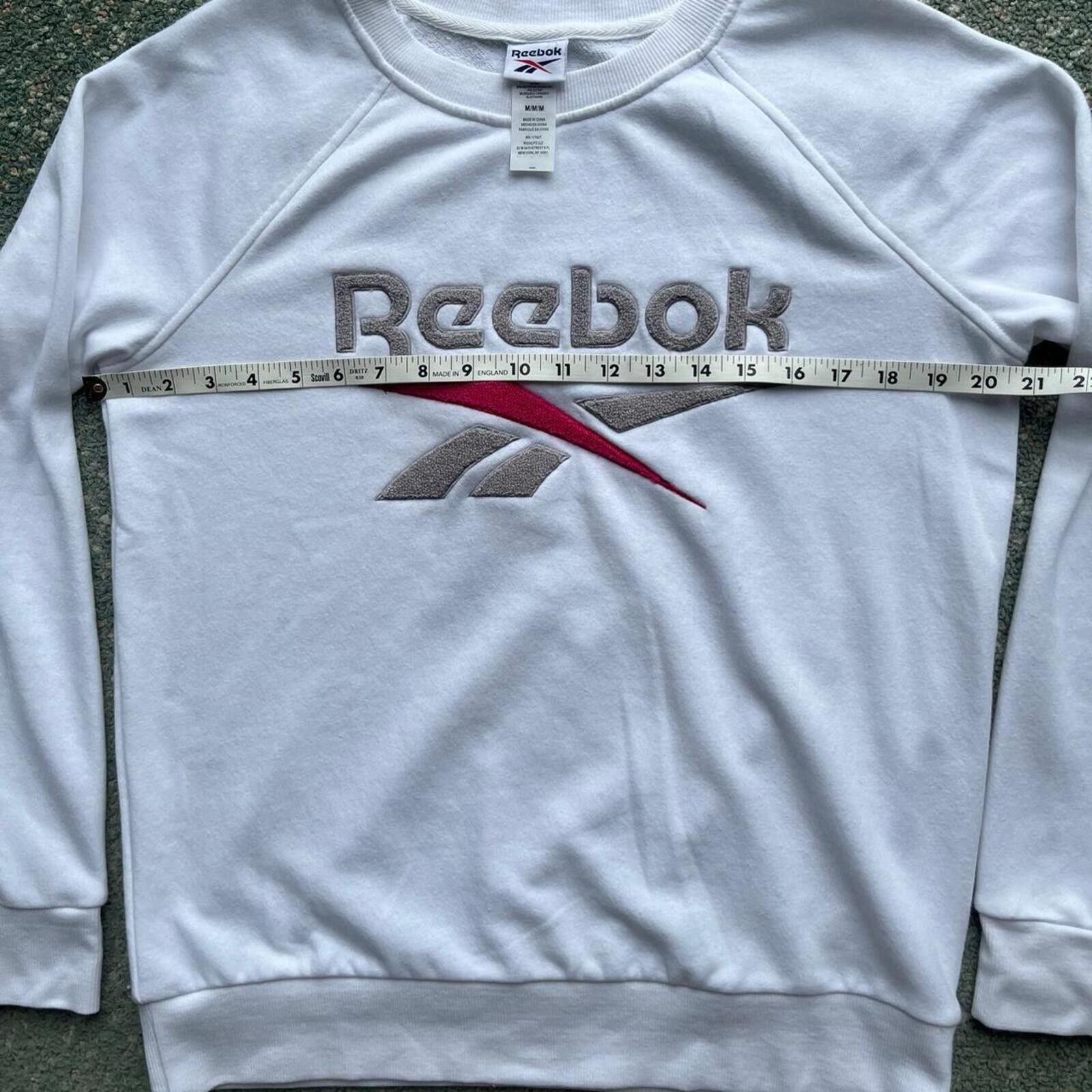 Reebok Reebok Sweater Raised Logo Lettering Pullover Size Medium Size M / US 6-8 / IT 42-44 - 4 Thumbnail