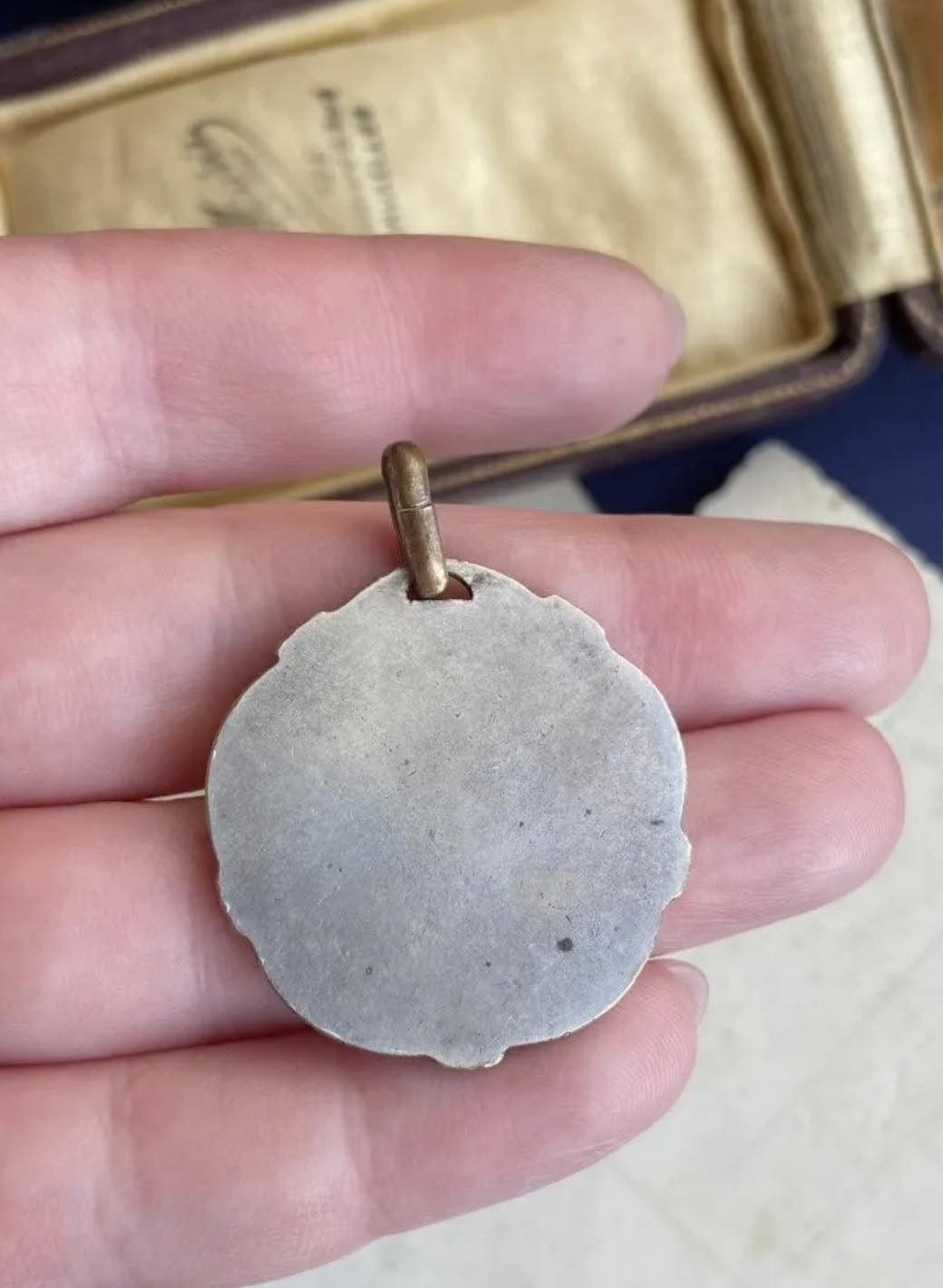 Vintage Vintage Christian Silver Plated Pendant chainSterling Silver Size ONE SIZE - 3 Thumbnail