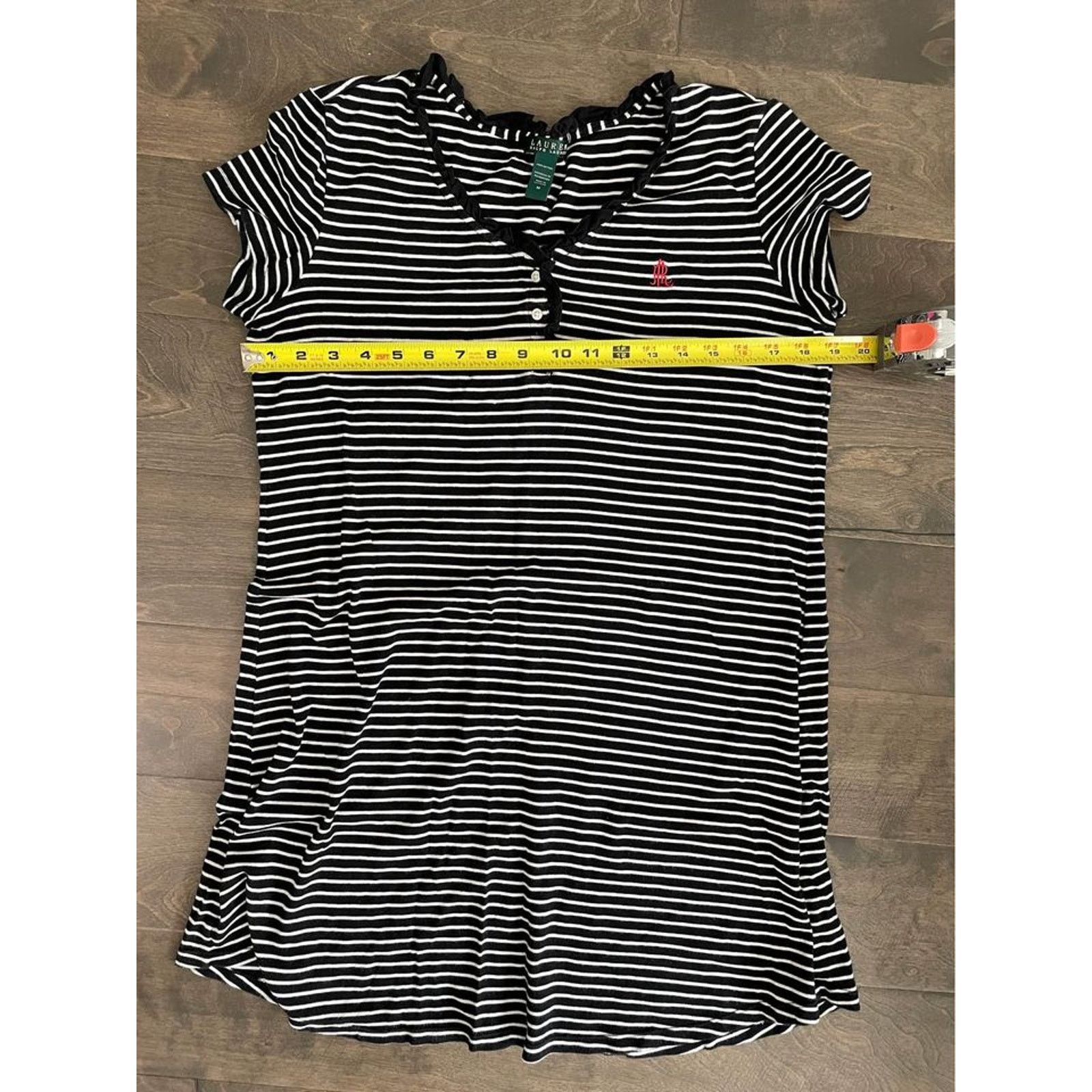 Lauren Ralph Lauren Women Lauren Ralph Lauren Black & White Striped Dress Size M Size M / US 6-8 / IT 42-44 - 6 Thumbnail
