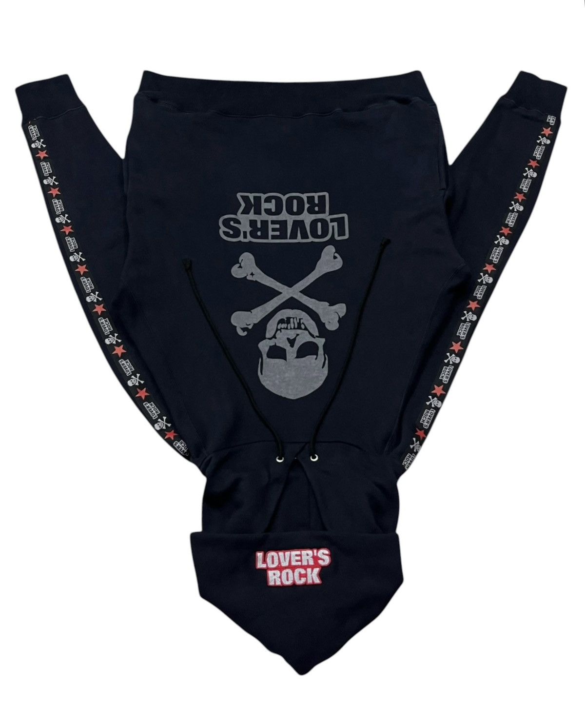 Super Lovers 💀Vintage Super Lovers Lover's Rock Punk Skull Hoodie Japan Size US L / EU 52-54 / 3 - 2 Thumbnail