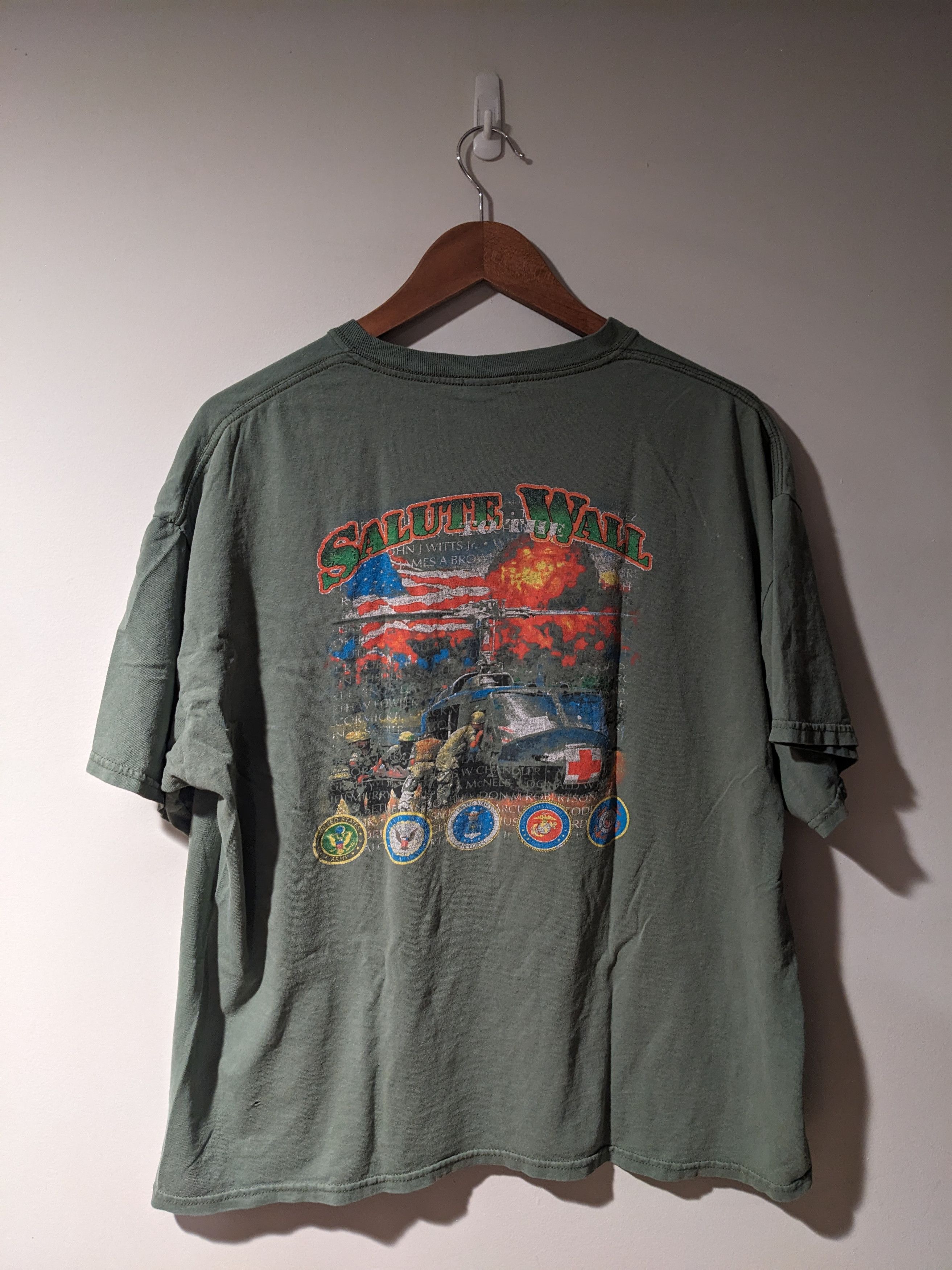 Harley Davidson × Vintage Vintage Rolling Thunder Motorcycle Veterans POW T-Shirt Size US XL / EU 56 / 4 - 5 Thumbnail
