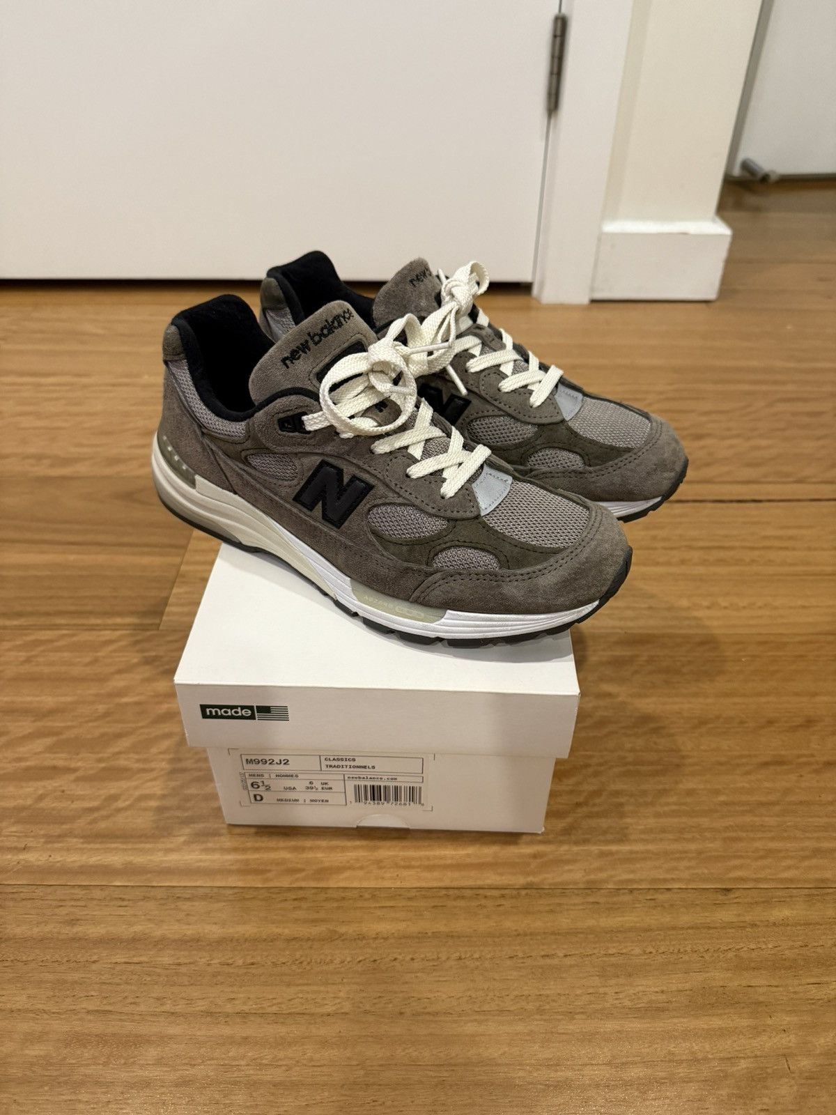 JJJJound × New Balance JJJJound New Balance 992 Size US 6.5 / EU 39-40 - 1 Thumbnail