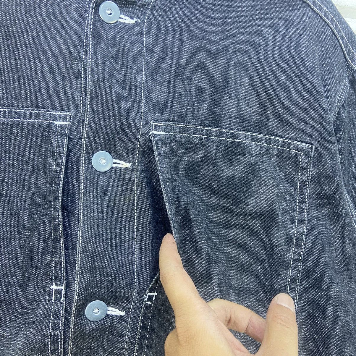 Issey Miyake Issey Miyake Soft Denim Workwear Style Jacket Size US M / EU 48-50 / 2 - 8 Thumbnail