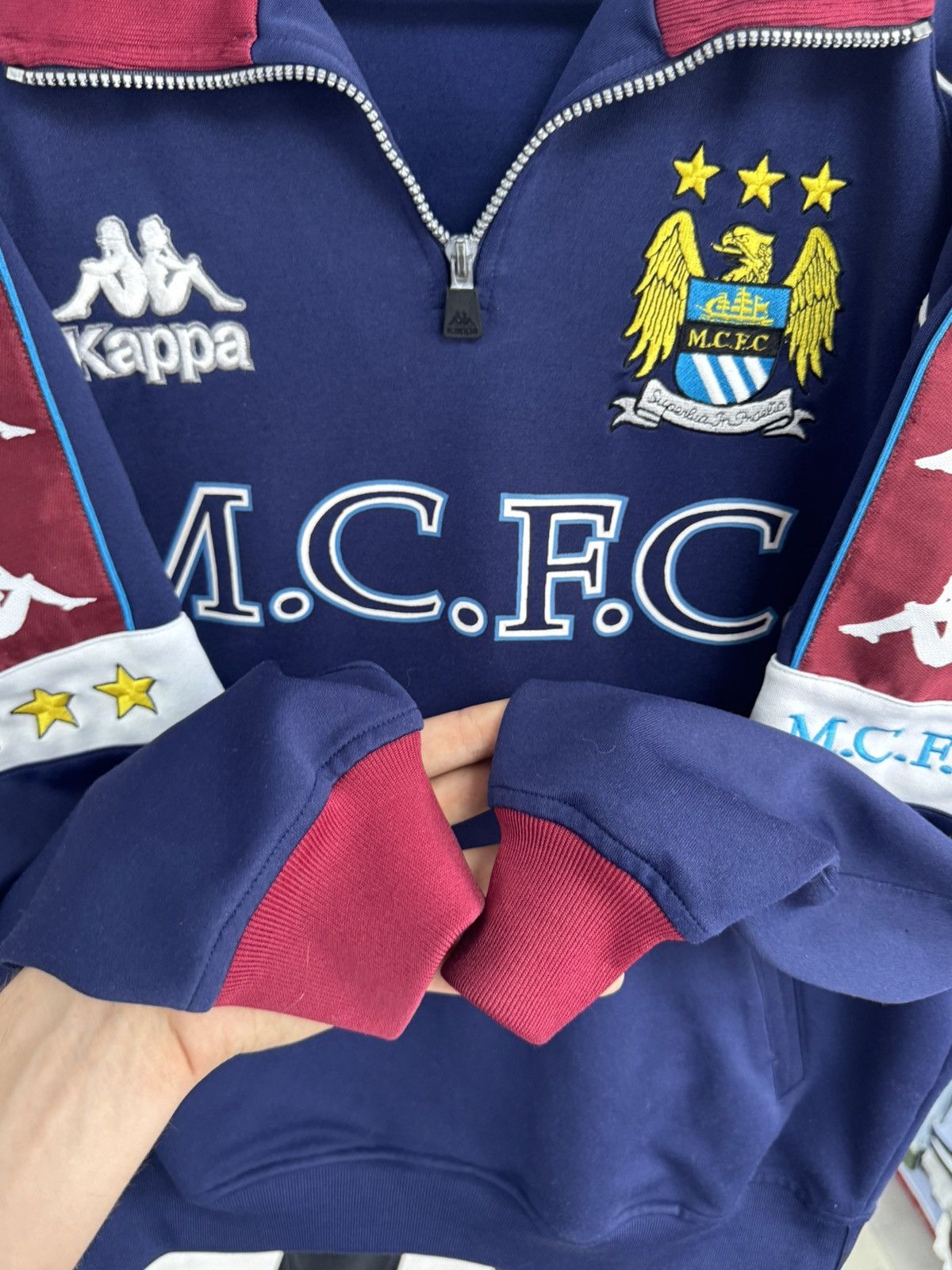 Kappa Manchester City 1997/99 Track Top 1/4 Zip Jacket Kappa sz M Size US M / EU 48-50 / 2 - 17 Thumbnail