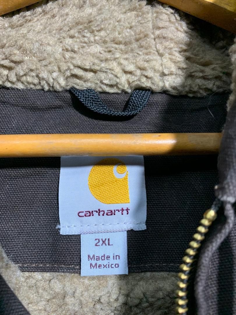 Carhartt × Vintage ⚡️VTG CARHARTT WORKERS ZIPPER HOODIE JACKET Size US XXL / EU 58 / 5 - 7 Thumbnail
