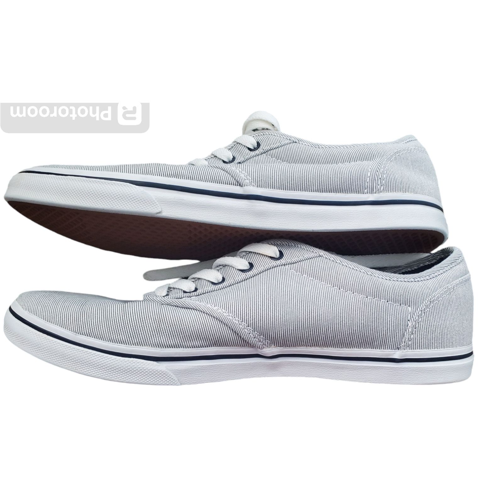 Vans VANS Off the Wall Sneakers Blue Pinstripe Women's Size 8 Size US 8 / IT 38 - 1 Thumbnail