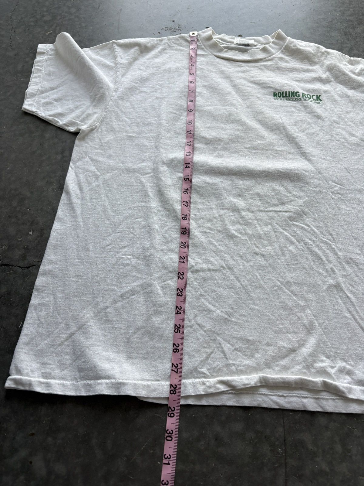 Vintage Vintage 90s Rolling Rock Beer Graphic Tee Size US XL / EU 56 / 4 - 12 Thumbnail