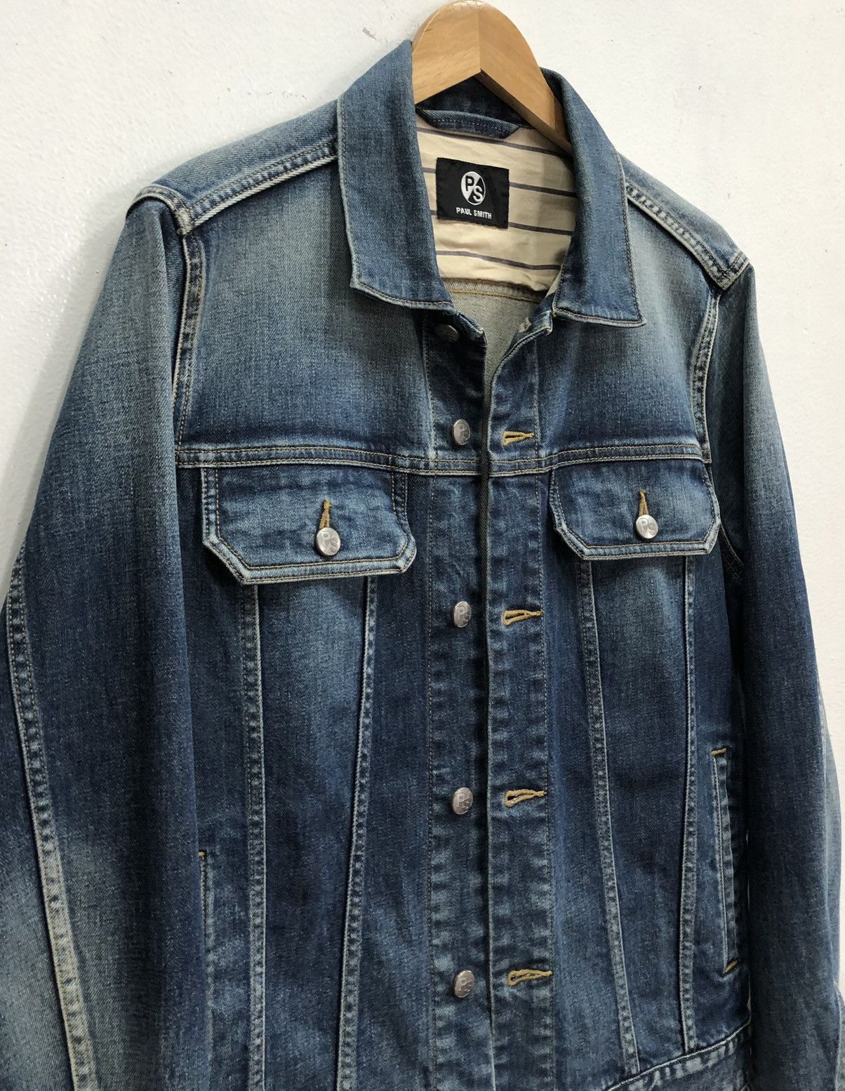 Paul Smith Paul Smith P/S Men’s Denim Jeans Jacket Size US L / EU 52-54 / 3 - 7 Thumbnail