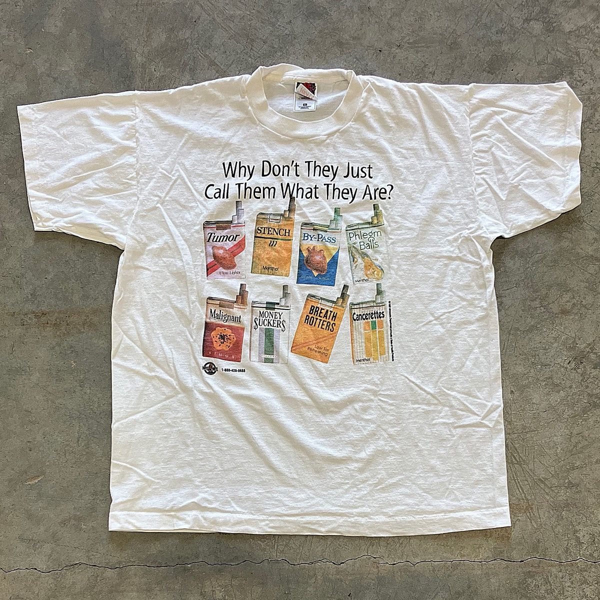 Vintage Vintage Cigarettes T-Shirt Size US XL / EU 56 / 4 - 1 Thumbnail