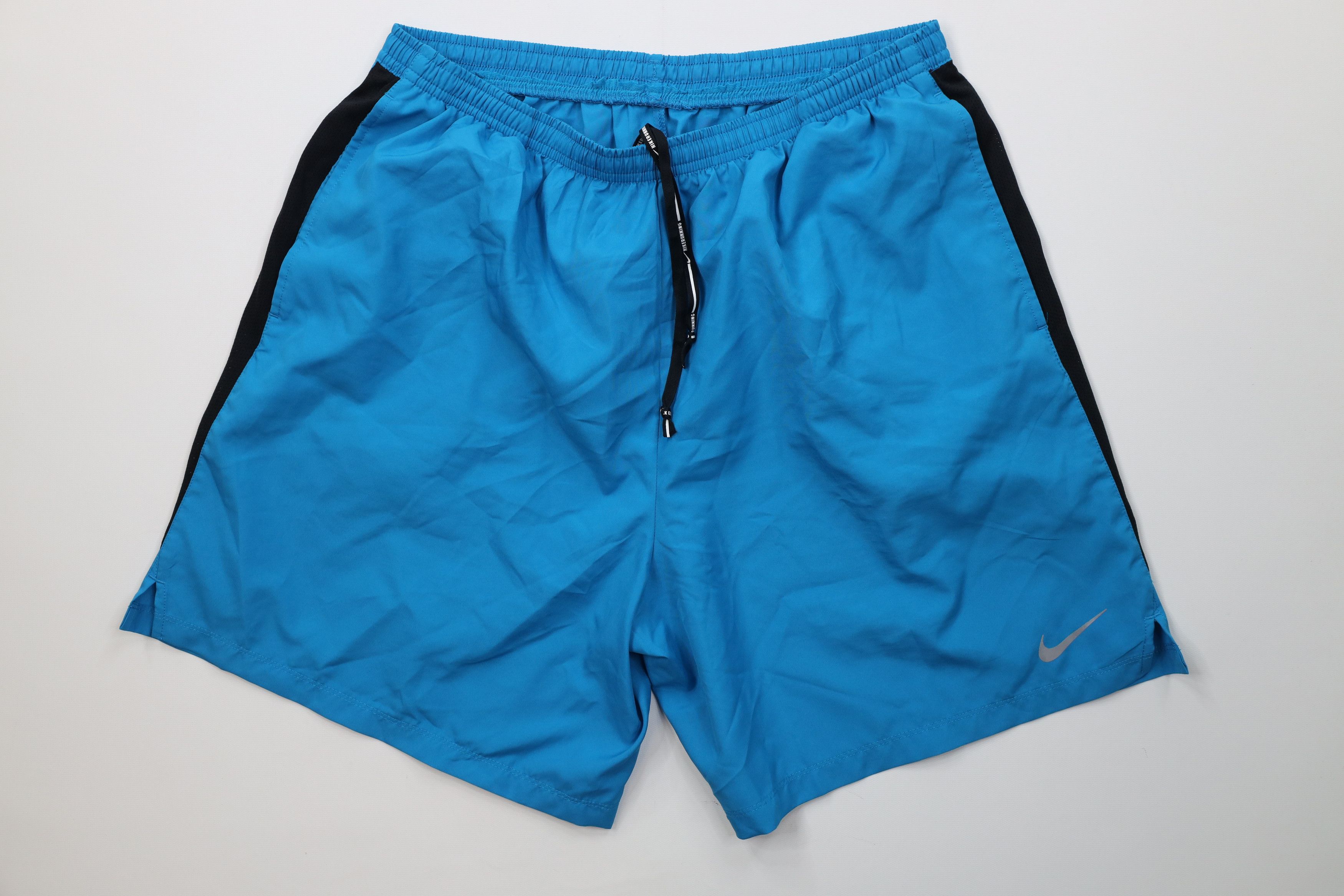 Vintage Y2K Nike Running Above Knee Jogging Shorts Blue