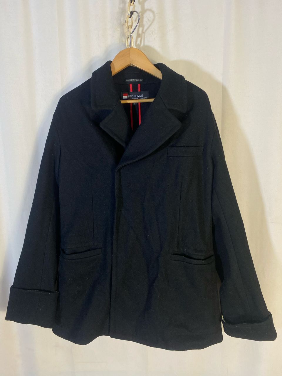 Japanese Brand × Yohji Yamamoto Unisex🔥Ined homme wool jacket by yohji Yamamoto Size US M / EU 48-50 / 2 - 4 Thumbnail