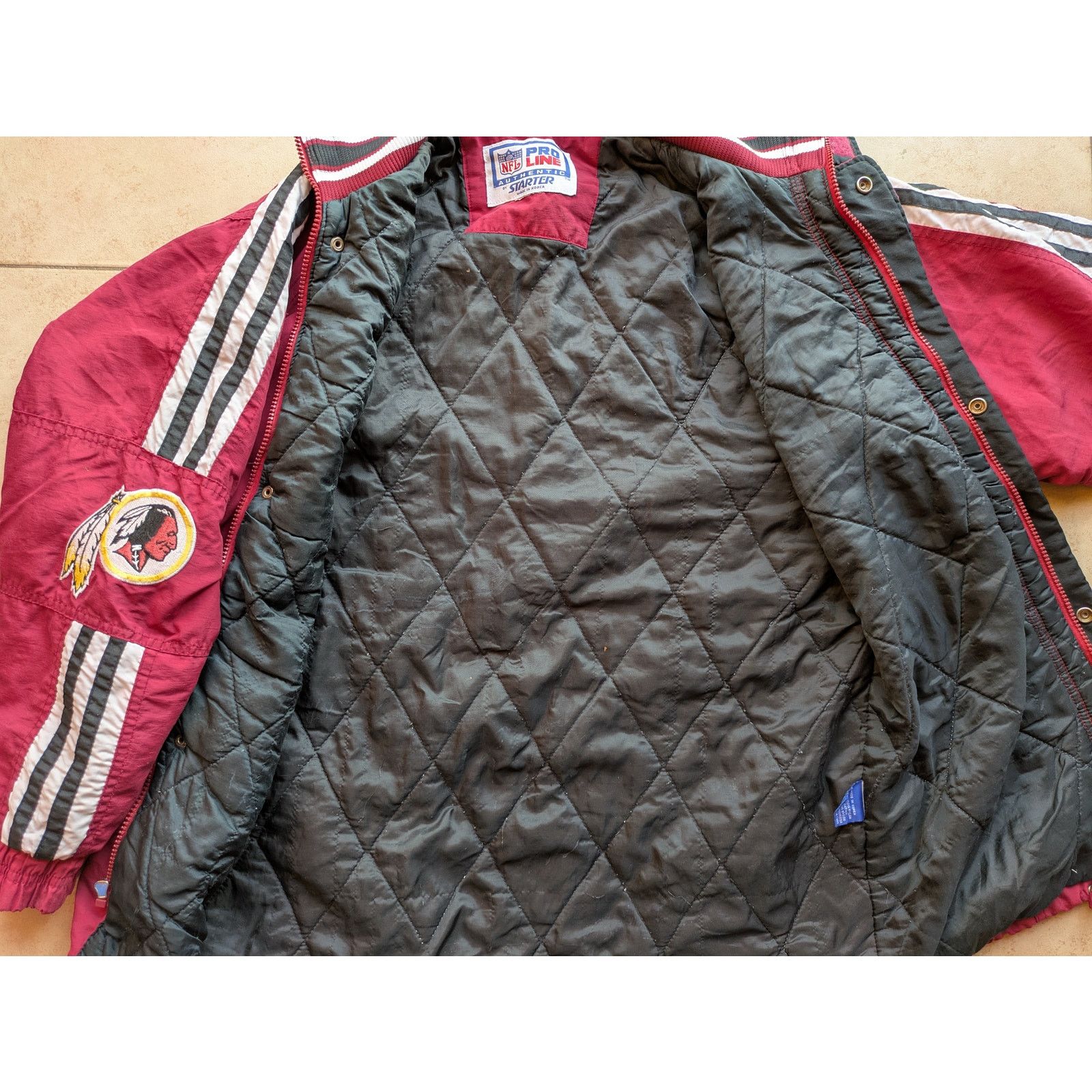 Starter Washington Redskins 90s STARTER puffer coat M red NFL vtg Size US M / EU 48-50 / 2 - 8 Thumbnail