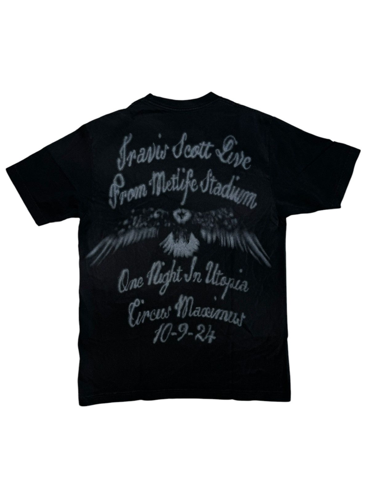 Travis Scott Travis Scott MetLife Tee III Black SIZE MEDIUM Size US M / EU 48-50 / 2 - 2 Thumbnail