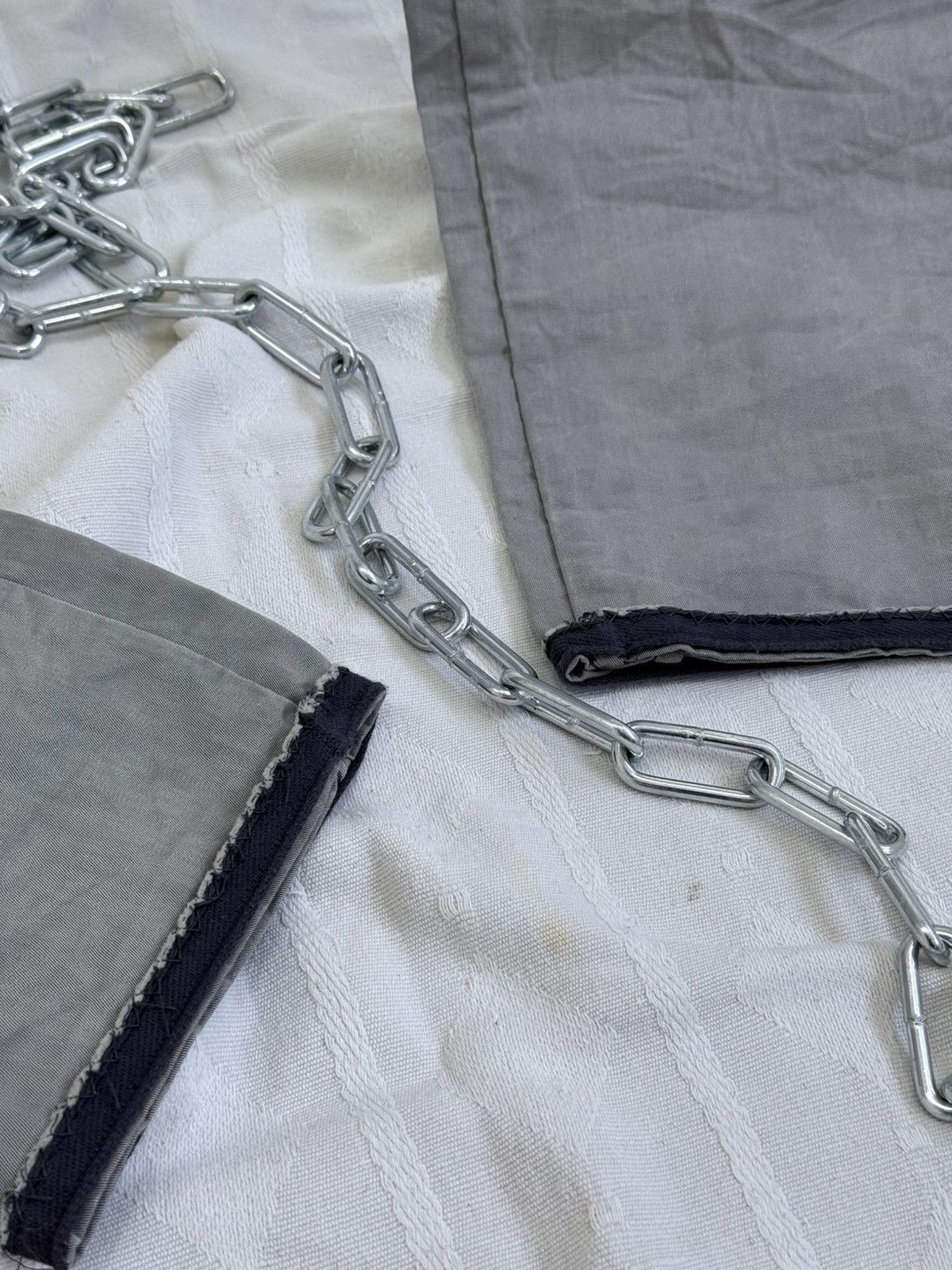 Layer-0 Gray Cotton Pants