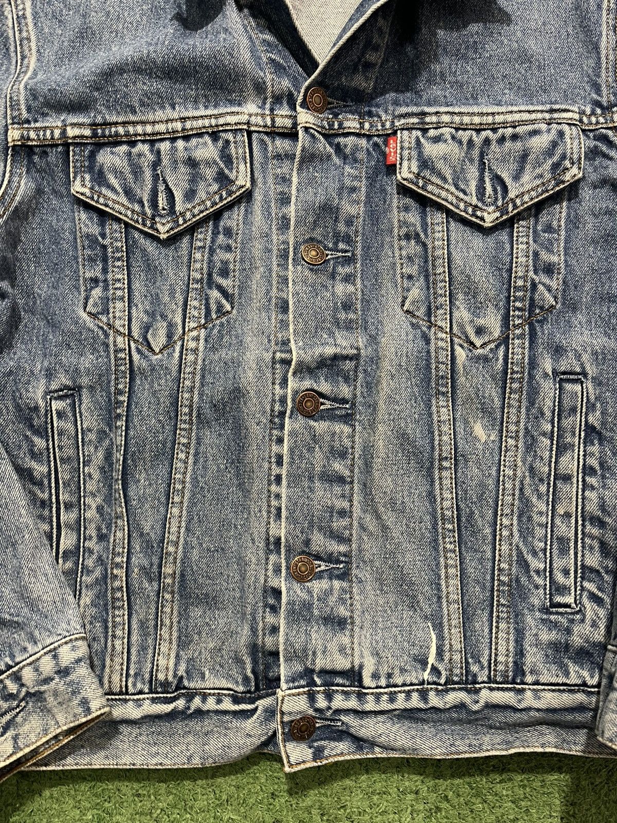 Levi's Levis denim jacket bomber blue Size US M / EU 48-50 / 2 - 4 Thumbnail