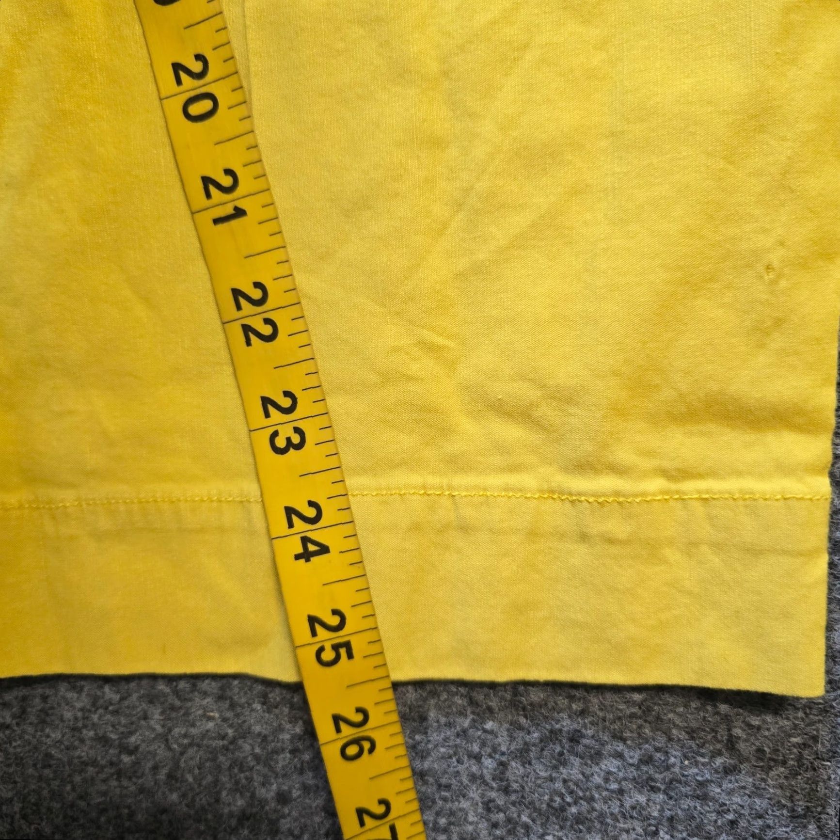 Anthropologie Maeve Pants Women Size 8 Yellow Linen Blend Wide-Leg Crop Pleated Casual Anthropologie Shirt? Size 30" / US 8 / IT 44 - 7 Thumbnail