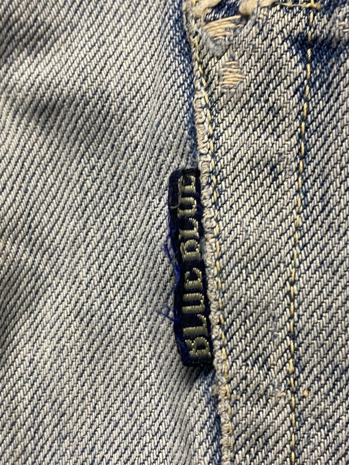 Visvim Vintage Blue Blue Japan HR Market Selvedge Distressed Jeans Size US 30 / EU 46 - 15 Thumbnail
