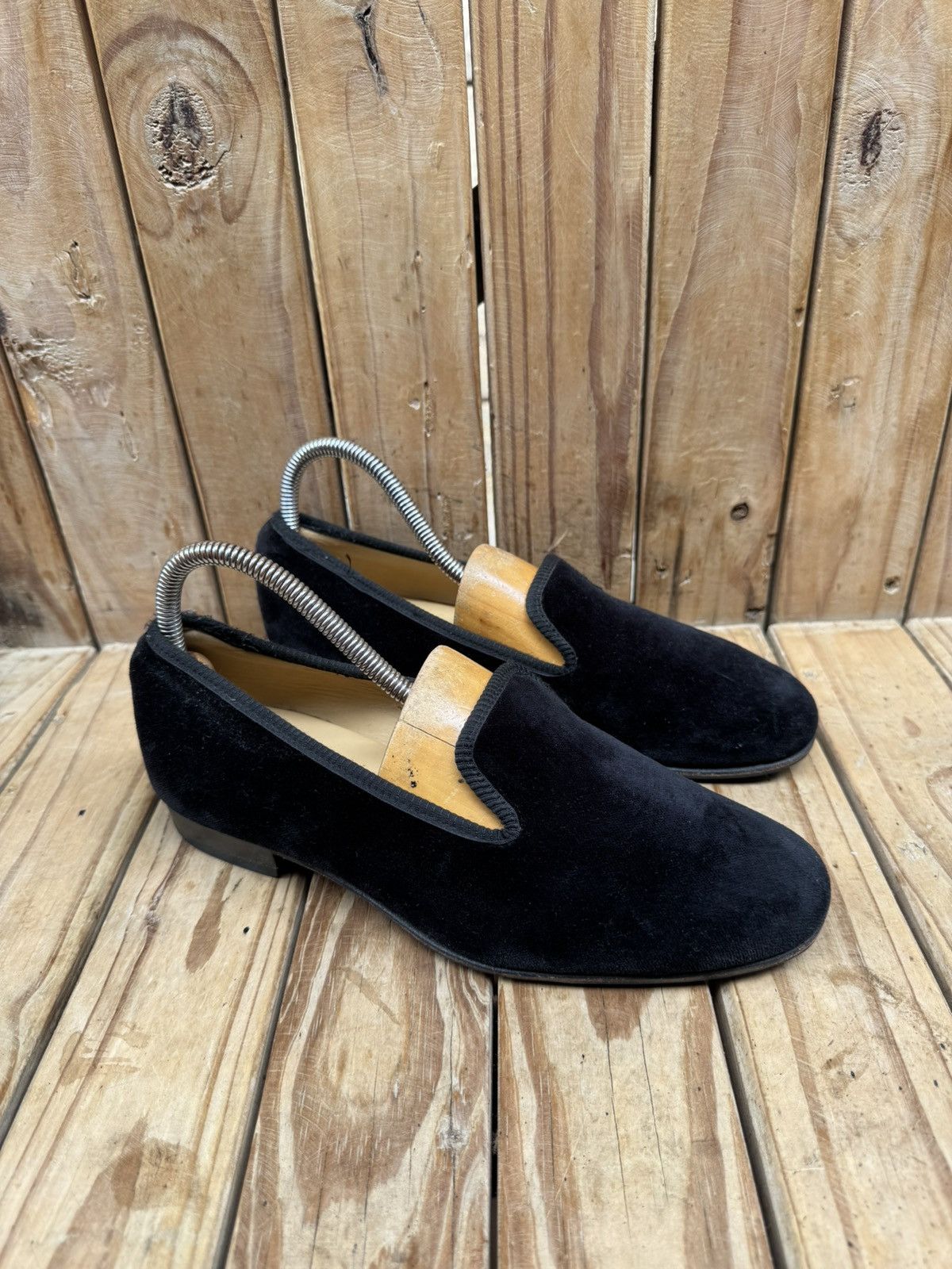 Tricker's Tricker’s black velvet mens pull on loafers UK 7 USA 8 Size US 7 / EU 40 - 3 Thumbnail