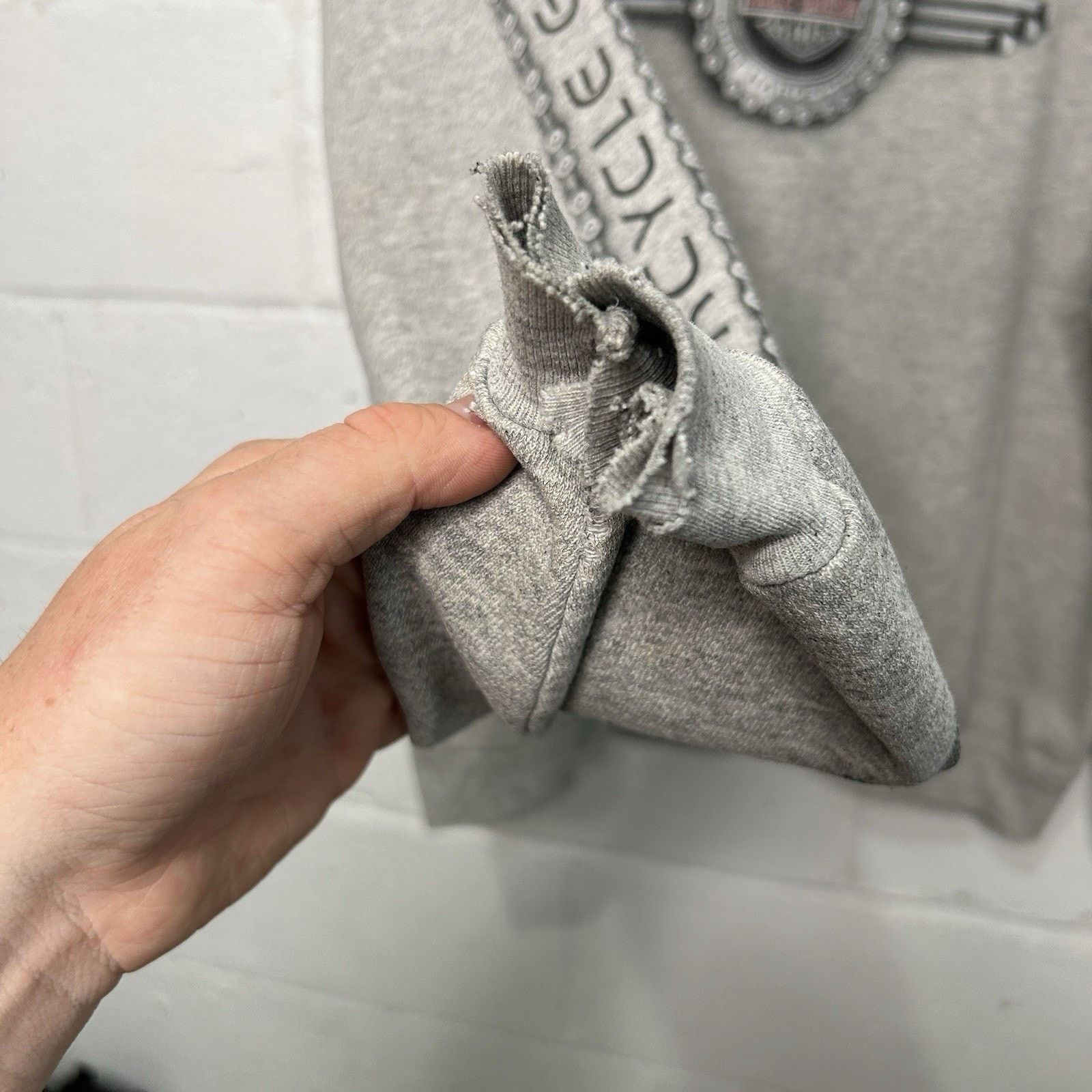 Harley Davidson Vintage Harley-Davidson Crewneck Chains Sleeve-Hit “Grey” Size US L / EU 52-54 / 3 - 10 Thumbnail