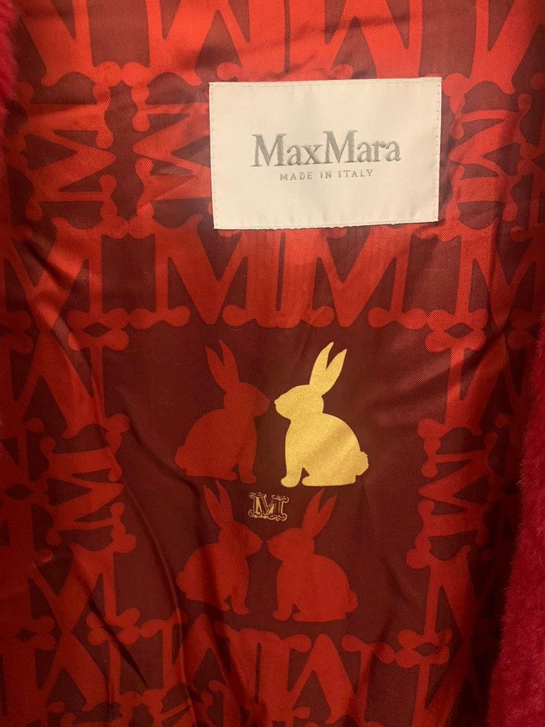 Max Mara Max Mara Red Year of the Rabbit Limited Teddy Coat Size S / US 4 / IT 40 - 2 Thumbnail