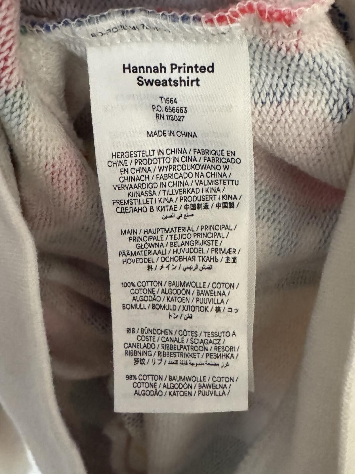Boden Boden Emi Printed Sweatshirt XS Size XS / US 0-2 / IT 36-38 - 3 Thumbnail
