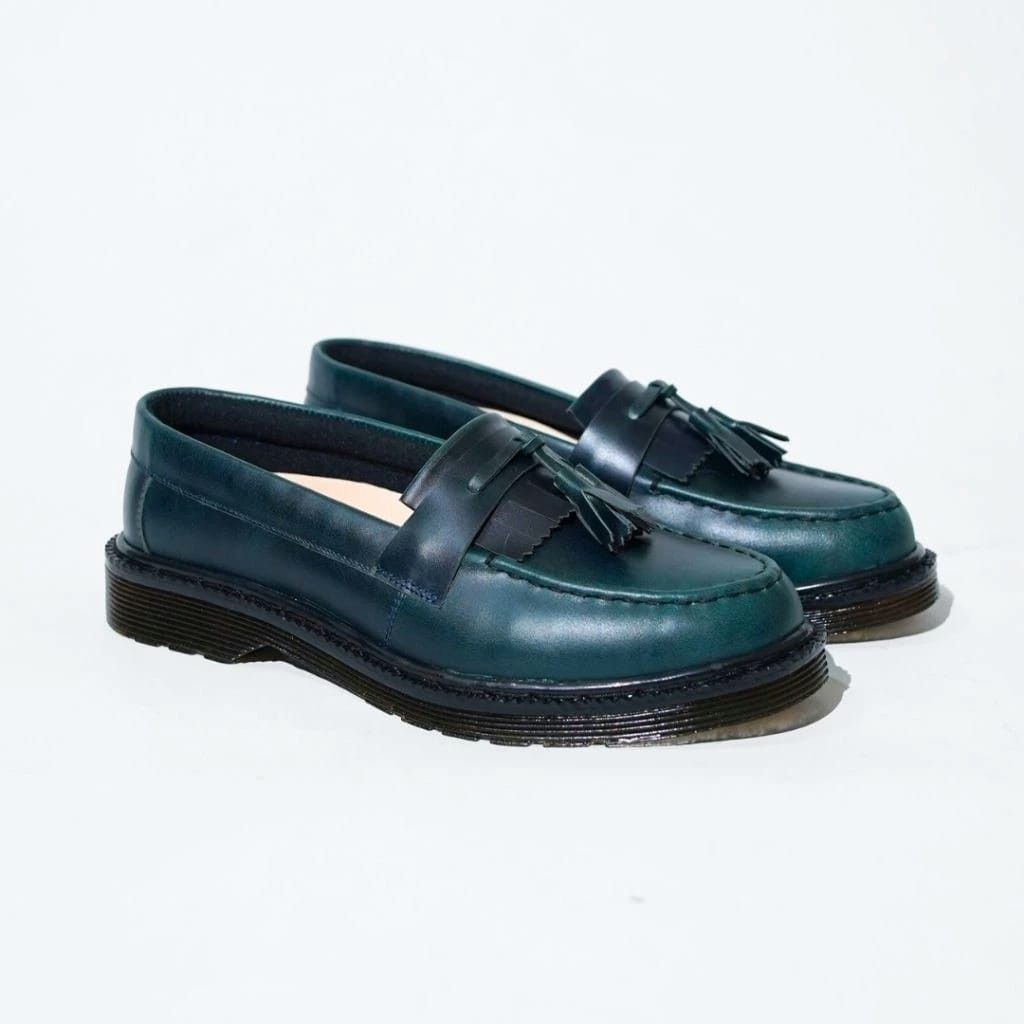 Ivy Crew × Leather × SIMPLE PROJECT Kurt Leather Loafer Green Size US 10 / EU 43 - 1 Thumbnail