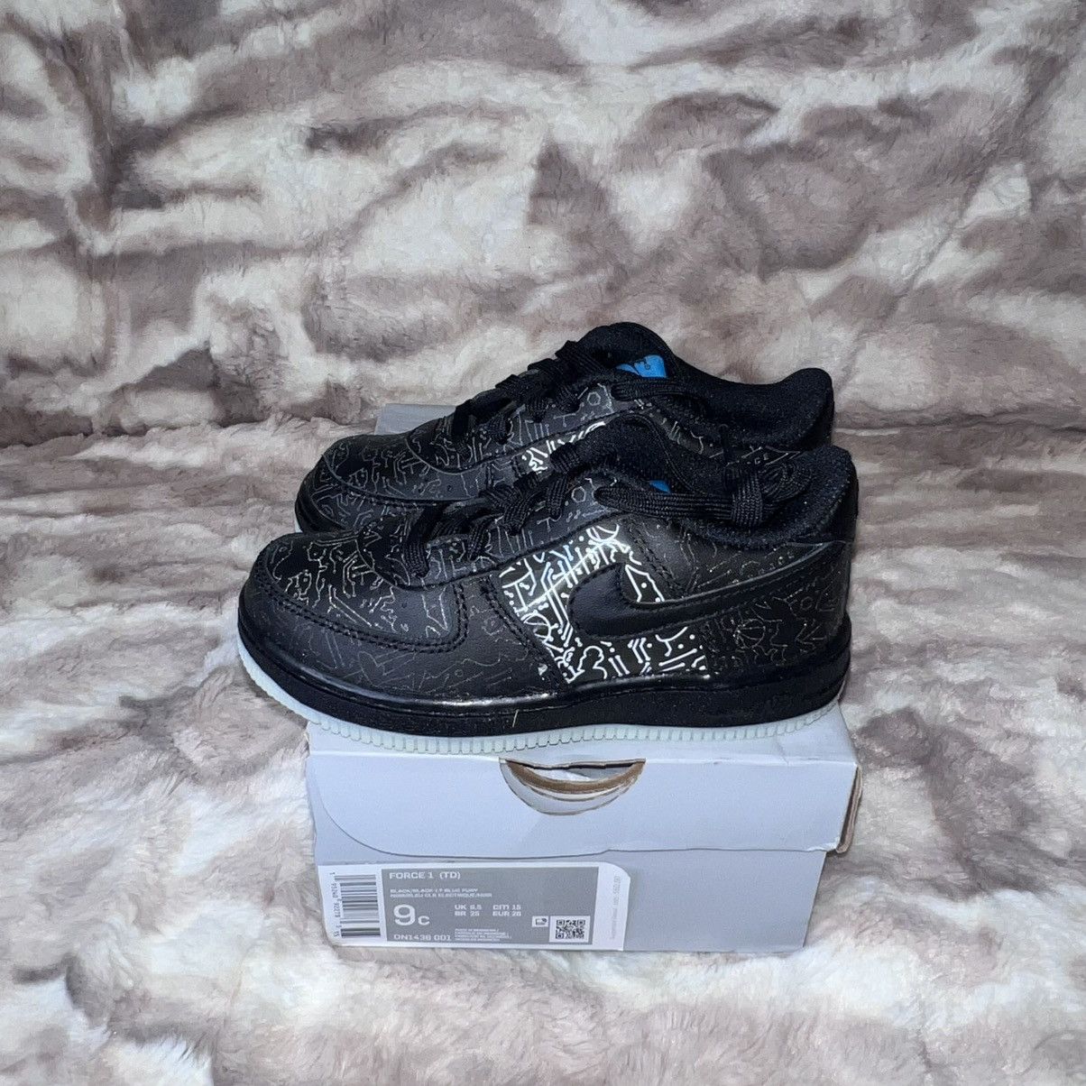 Nike NIKE AIR FORCE 1 LOW COMPUTER CHIP SPACE JAM (TD) Size US 9 / EU 42 - 3 Thumbnail