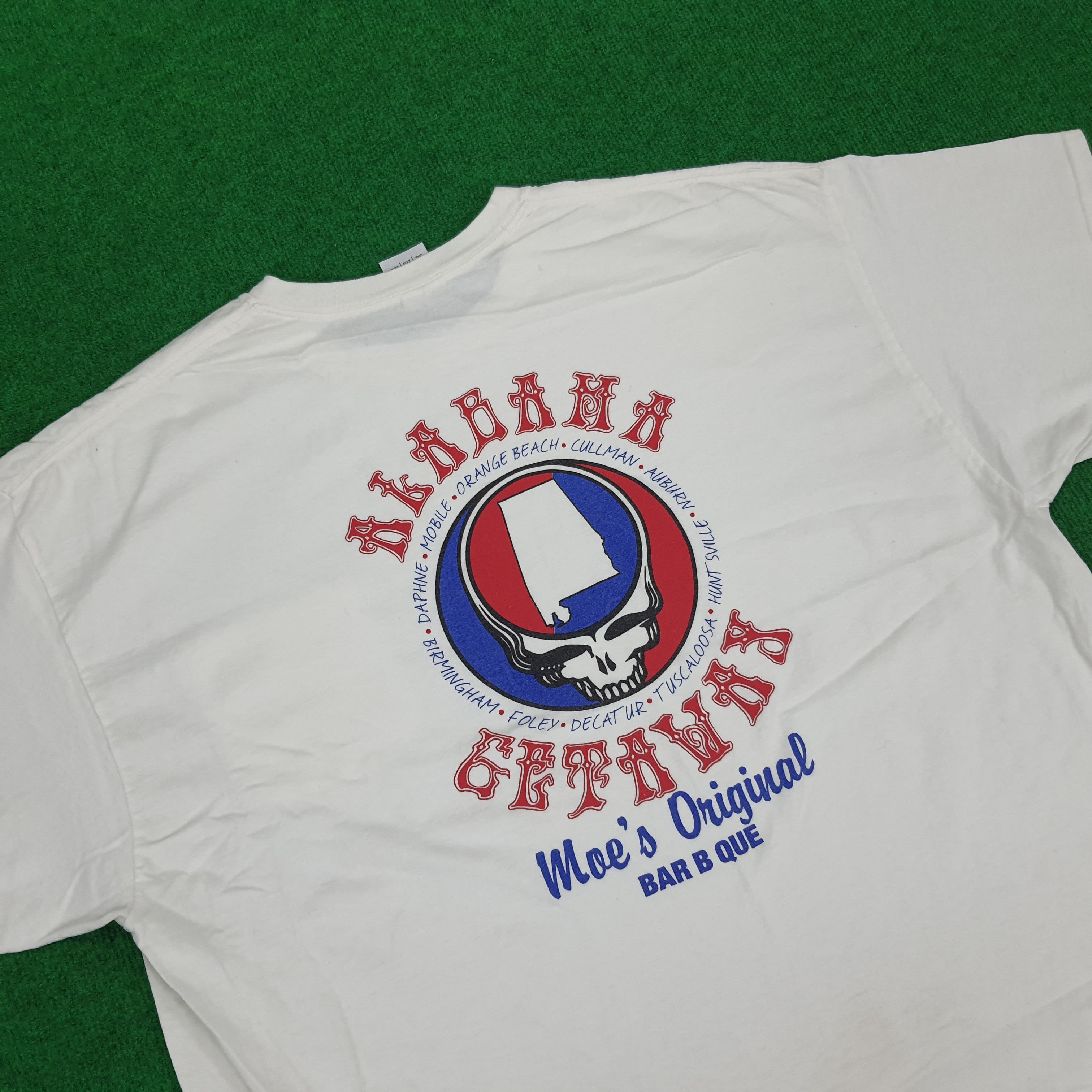 Grateful Dead × Vintage Vintage Grateful Dead Alabama Getaway Bar B Que T-shirt Size US XL / EU 56 / 4 - 2 Thumbnail