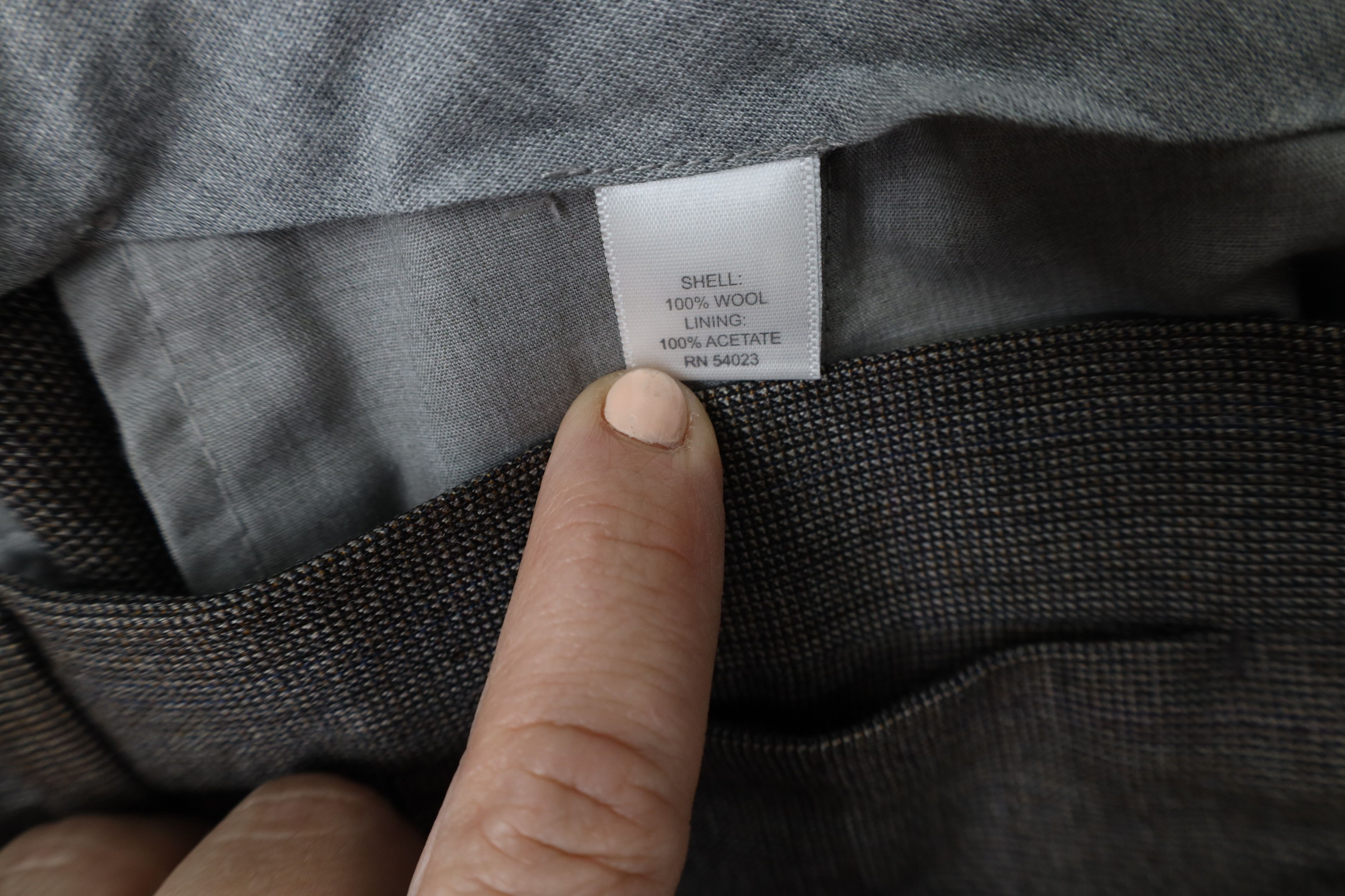 Banana Republic × Vintage Vintage Banana Republic Fit Wool Wide Leg Chino Pants Brown Size US 33 - 7 Thumbnail