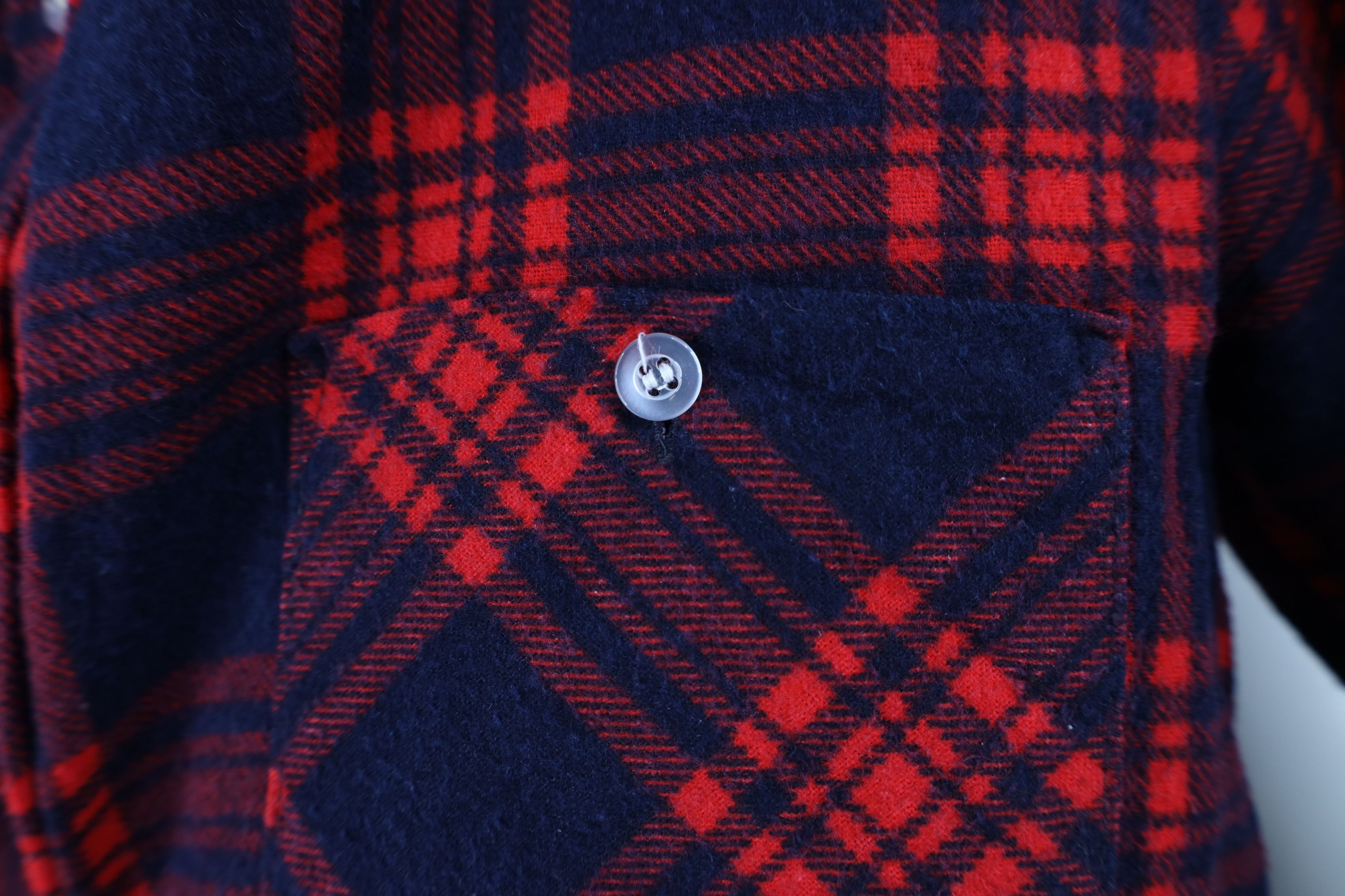 Vintage Vintage 70s Streetwear Pocket Flannel Button Shirt Plaid USA Size US S / EU 44-46 / 1 - 6 Thumbnail