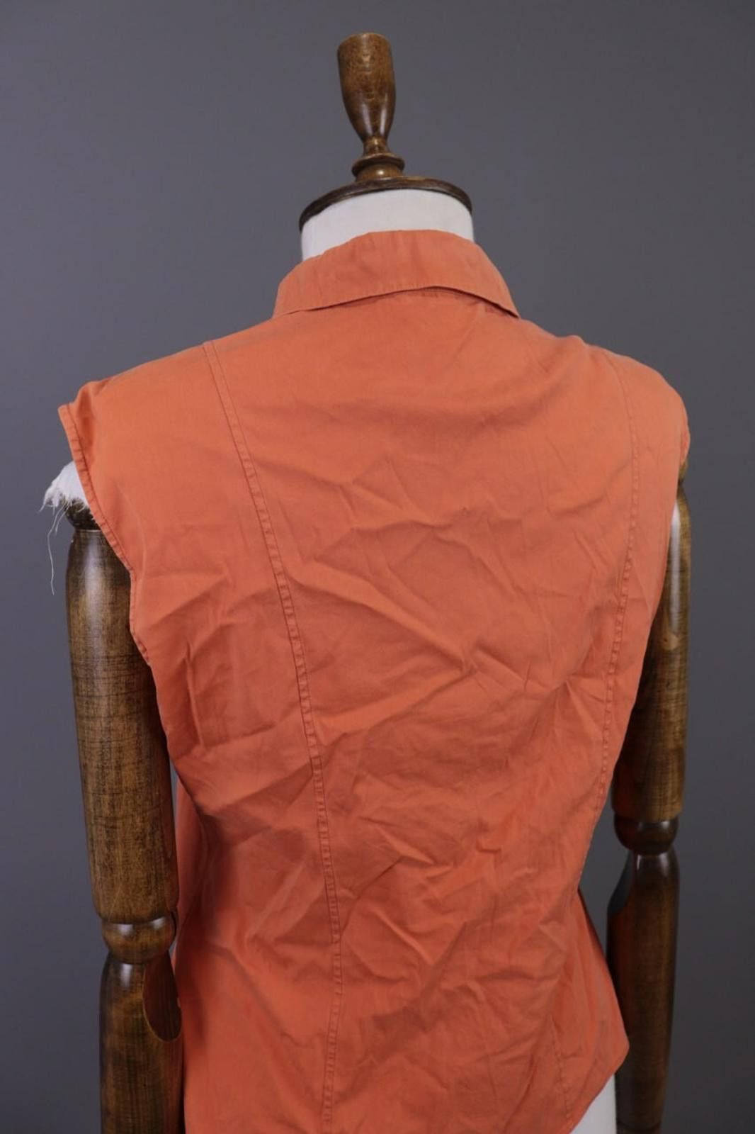 Jil Sander Vintage Jil Sander Orange Button Down Blouse Shirt Size 38 Size M / US 6-8 / IT 42-44 - 12 Thumbnail