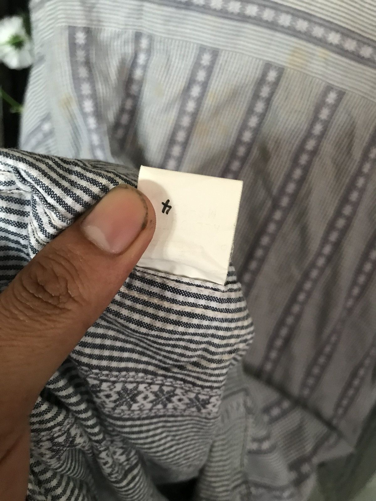 Sugar Cane SUGAR CANE TOYO ENTERPRISE BUTTON SHIRR Size US L / EU 52-54 / 3 - 6 Thumbnail