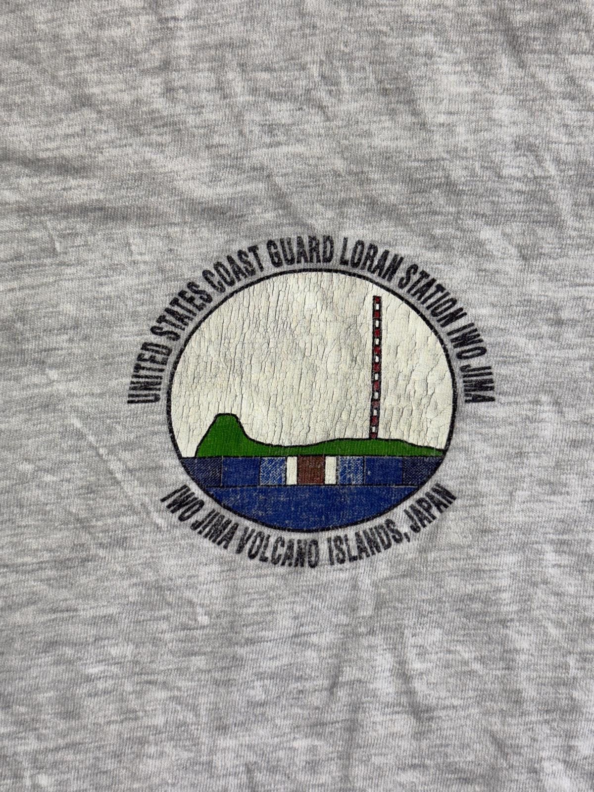 Hanes Vintage US Coast Guard Tshirt Loran Iowa Jima Black Pearl XL Size US XL / EU 56 / 4 - 4 Thumbnail