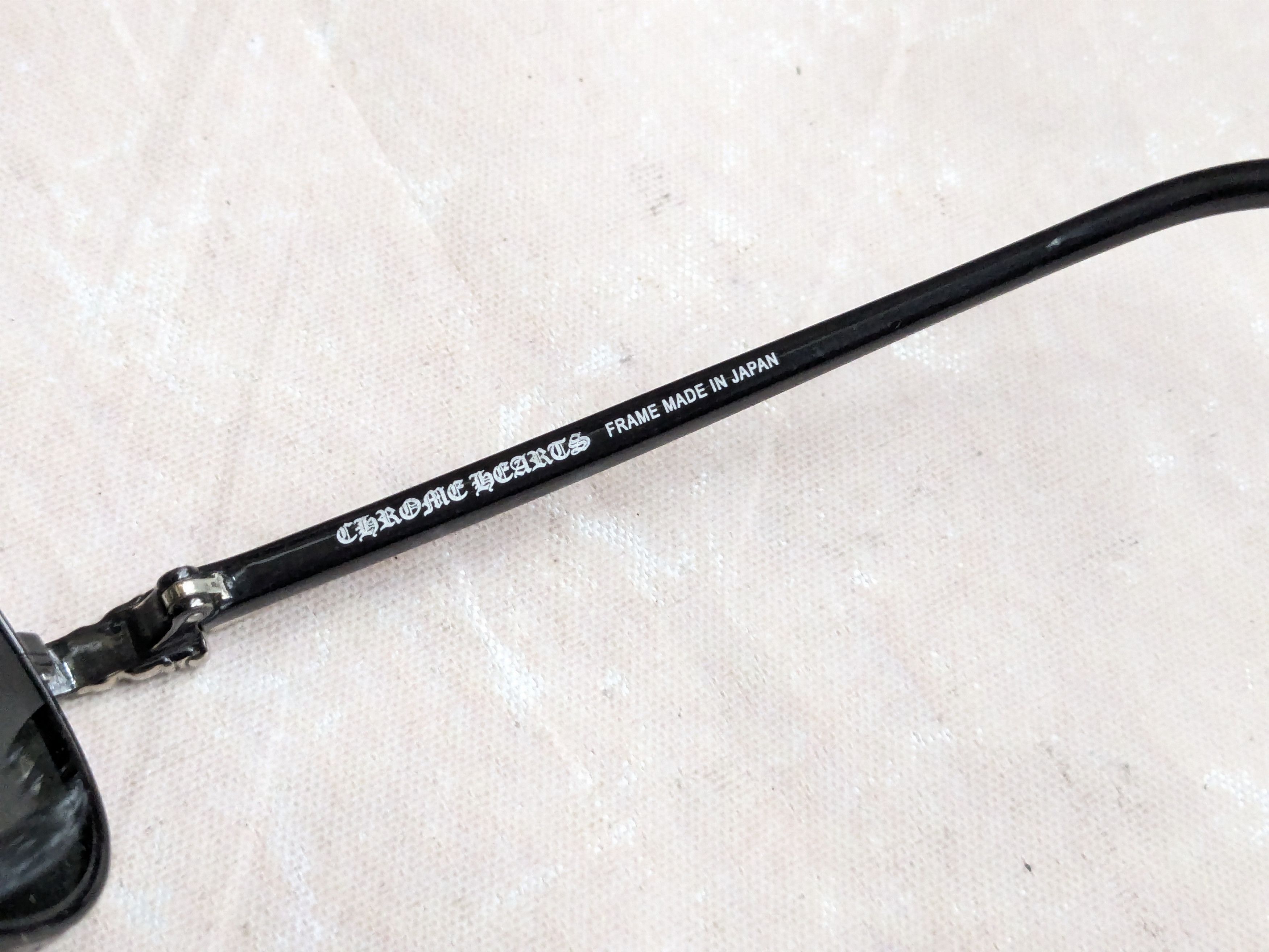 Chrome Hearts Chrome Hearts 'Red' Sunglasses Black Gray Lenses Size ONE SIZE - 11 Thumbnail