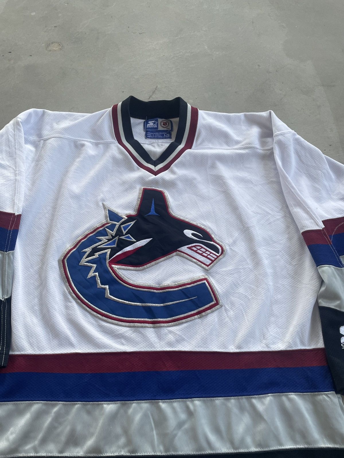 Starter × Vintage VINTAGE STARTER VANCOUVER CANUCKS HOCKEY JERSEY Size US L / EU 52-54 / 3 - 2 Thumbnail