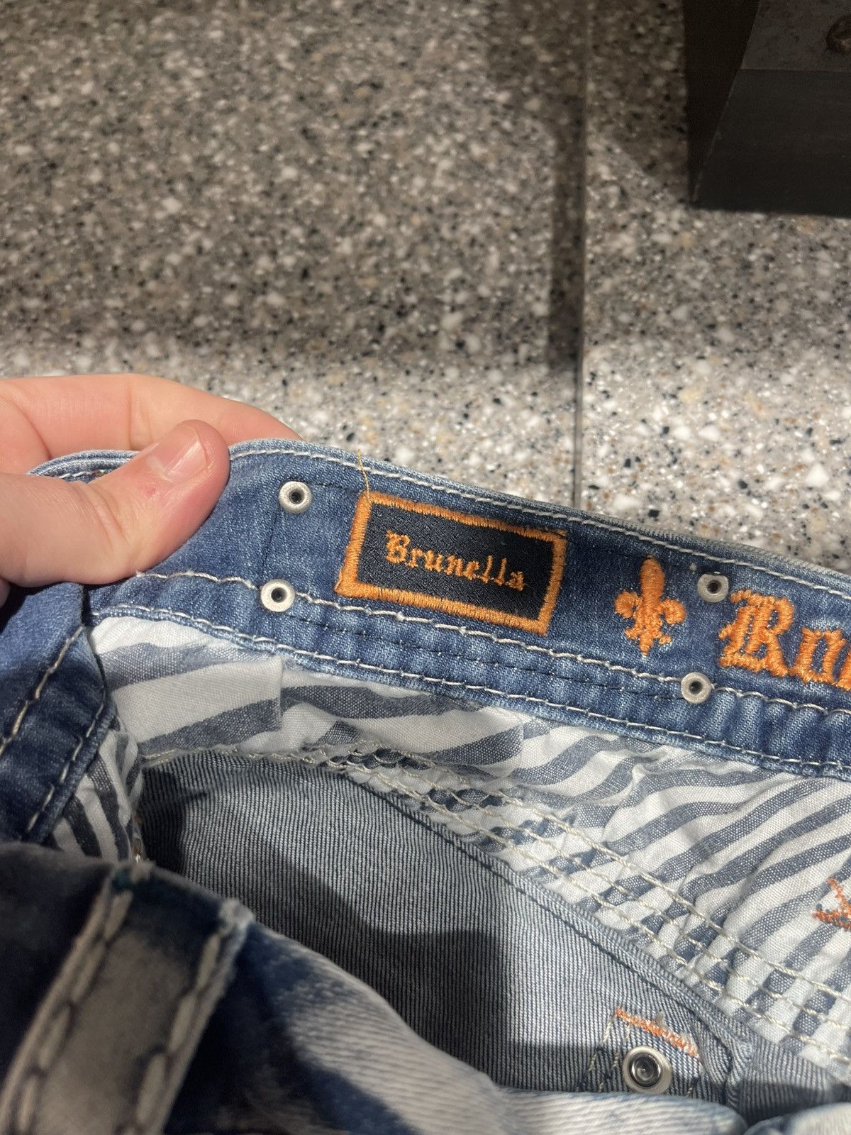 Rock Revival Rock Revival Brunella Jeans 31 Easy Straight Washed Denim Size 31" - 5 Thumbnail