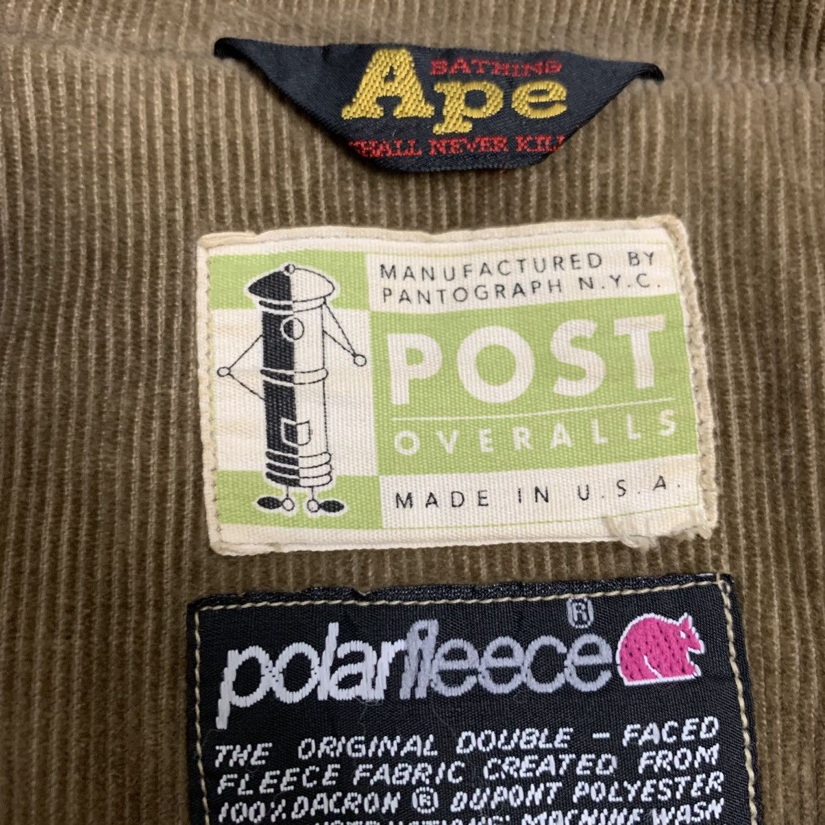 Bape Vintage Bathing Ape Corduroy Jacket Polarfleece Size US XL / EU 56 / 4 - 21 Thumbnail