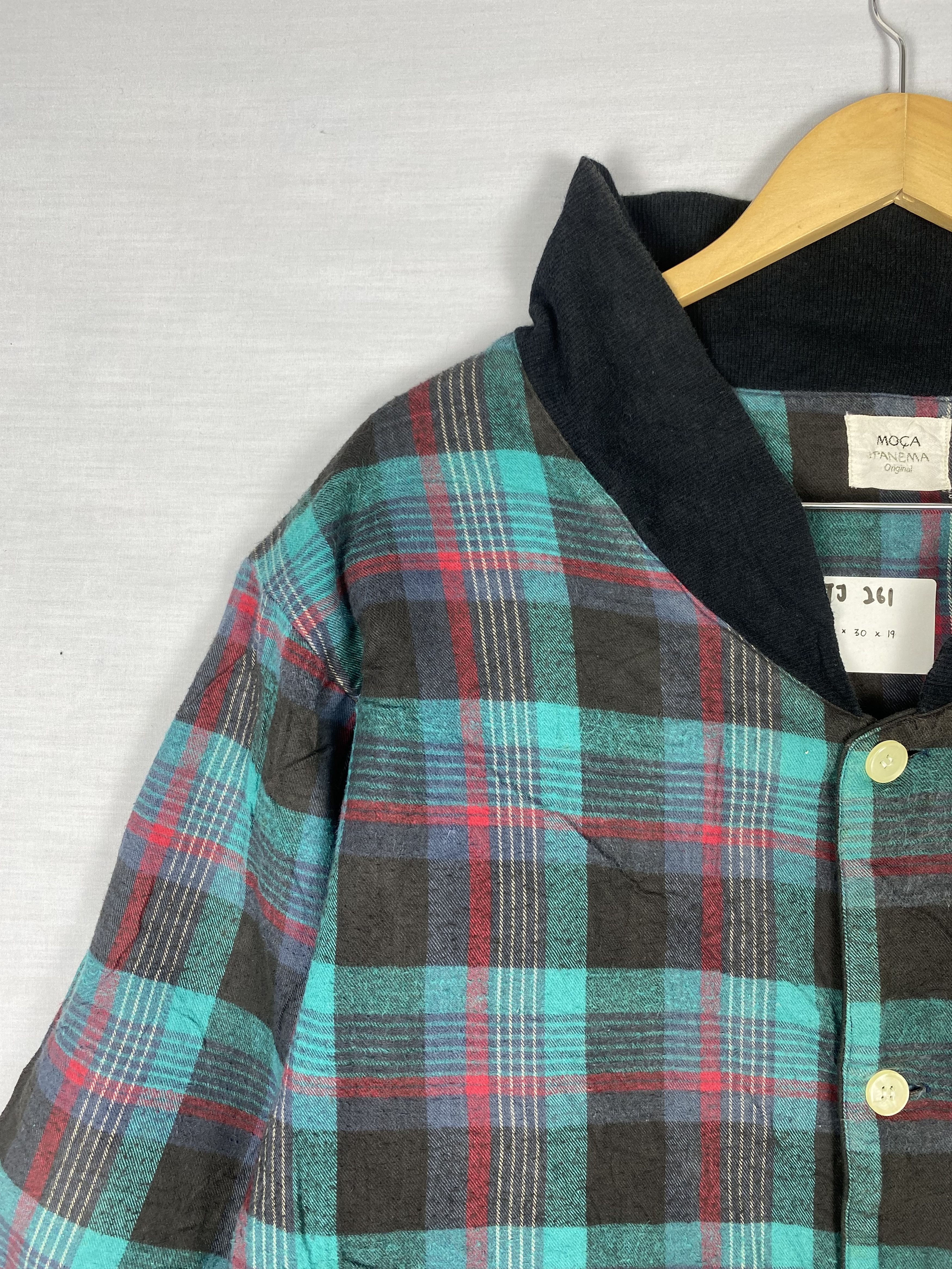 Flannel Vintage Moca Fleece Lining Flannel Shirt Jacket Size US M / EU 48-50 / 2 - 5 Thumbnail