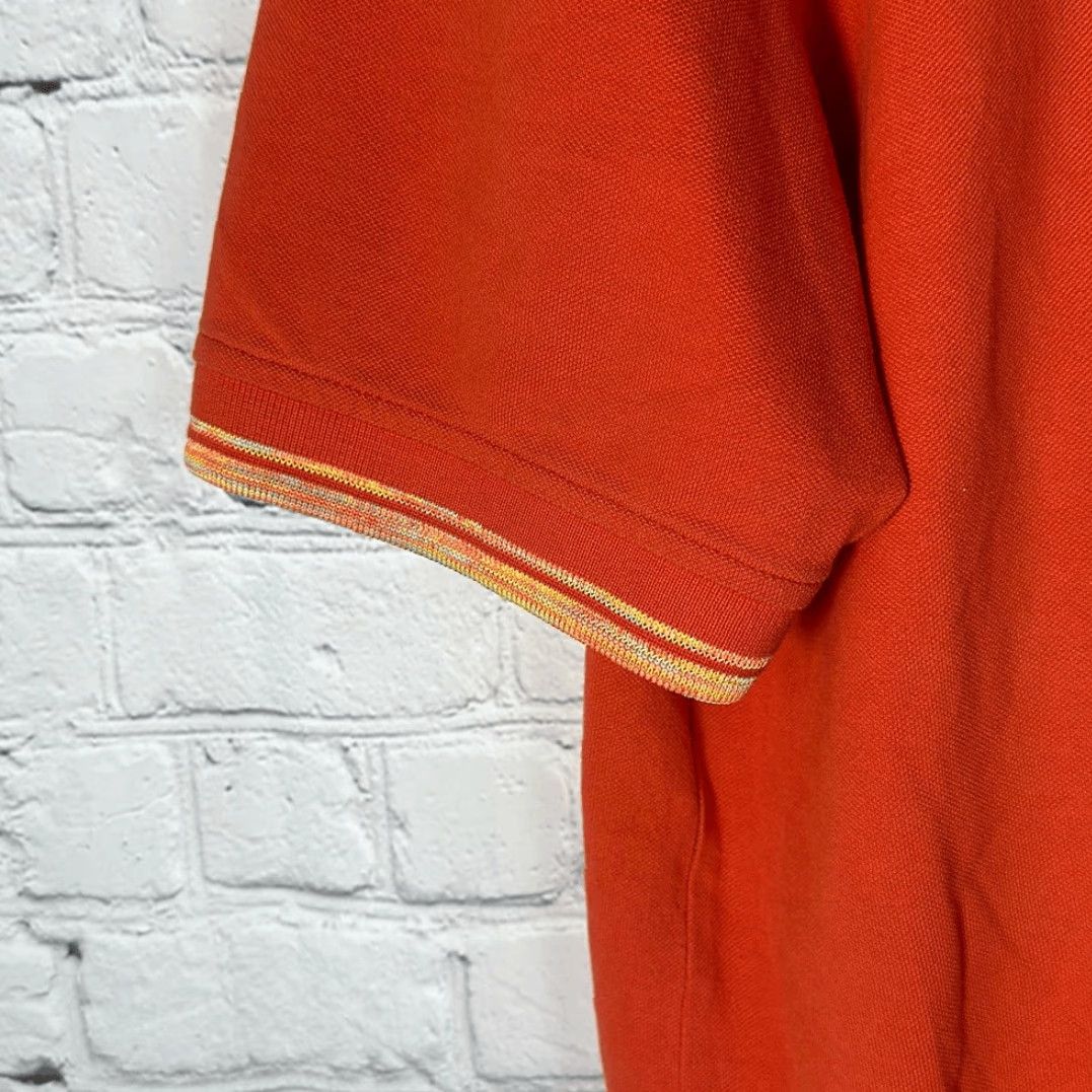 Robert Graham Robert Graham Orange Polo Shirt XL with Yellow Trim User: Robert Graham Orange Polo Shirt XL with Yellow Trim Size US XL / EU 56 / 4 - 3 Thumbnail