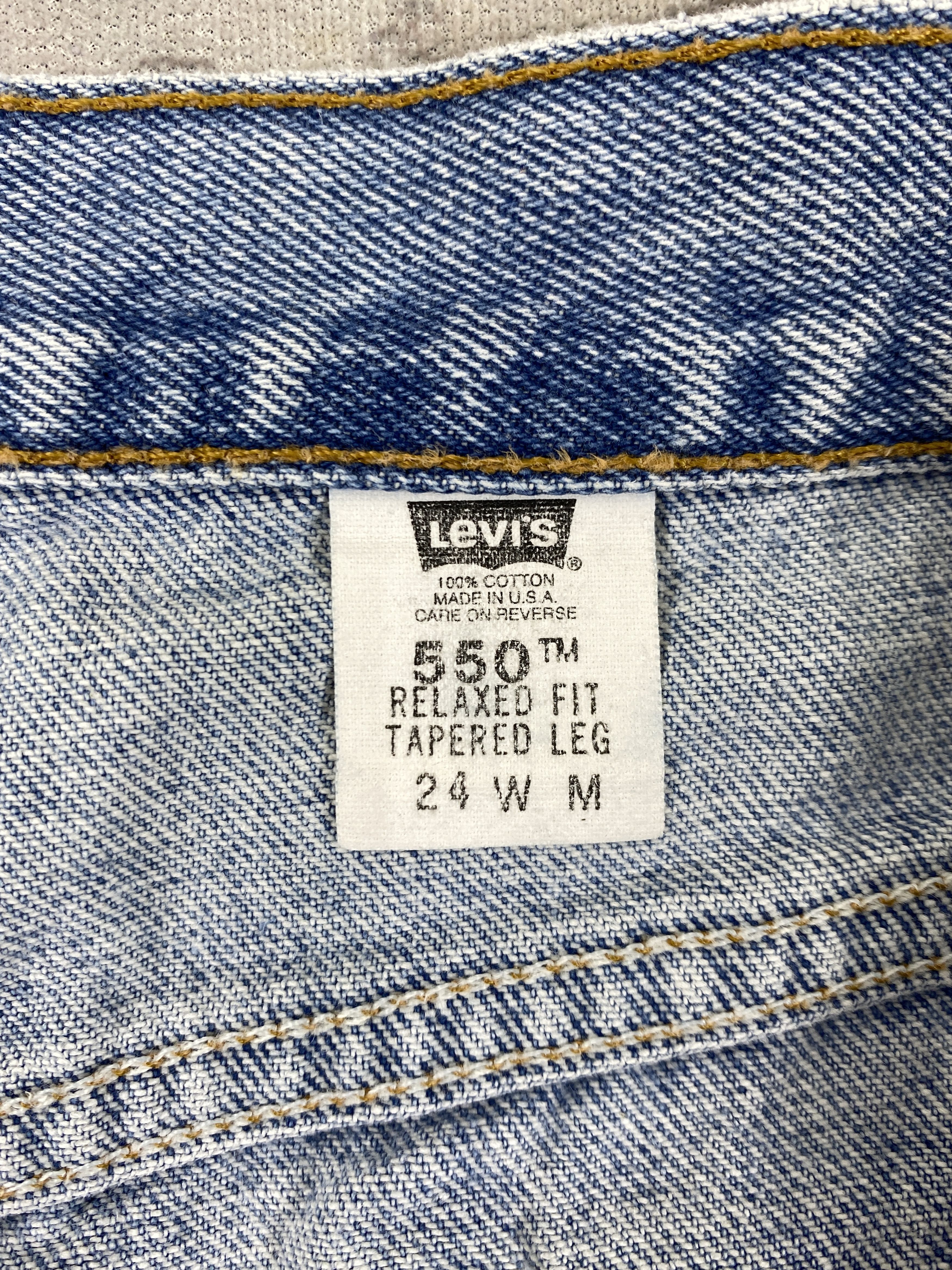 Levi's Vintage Levi's 550 USA Relaxed Fit Denim 41 x 30.5 -JN626 Size US 41 - 9 Thumbnail