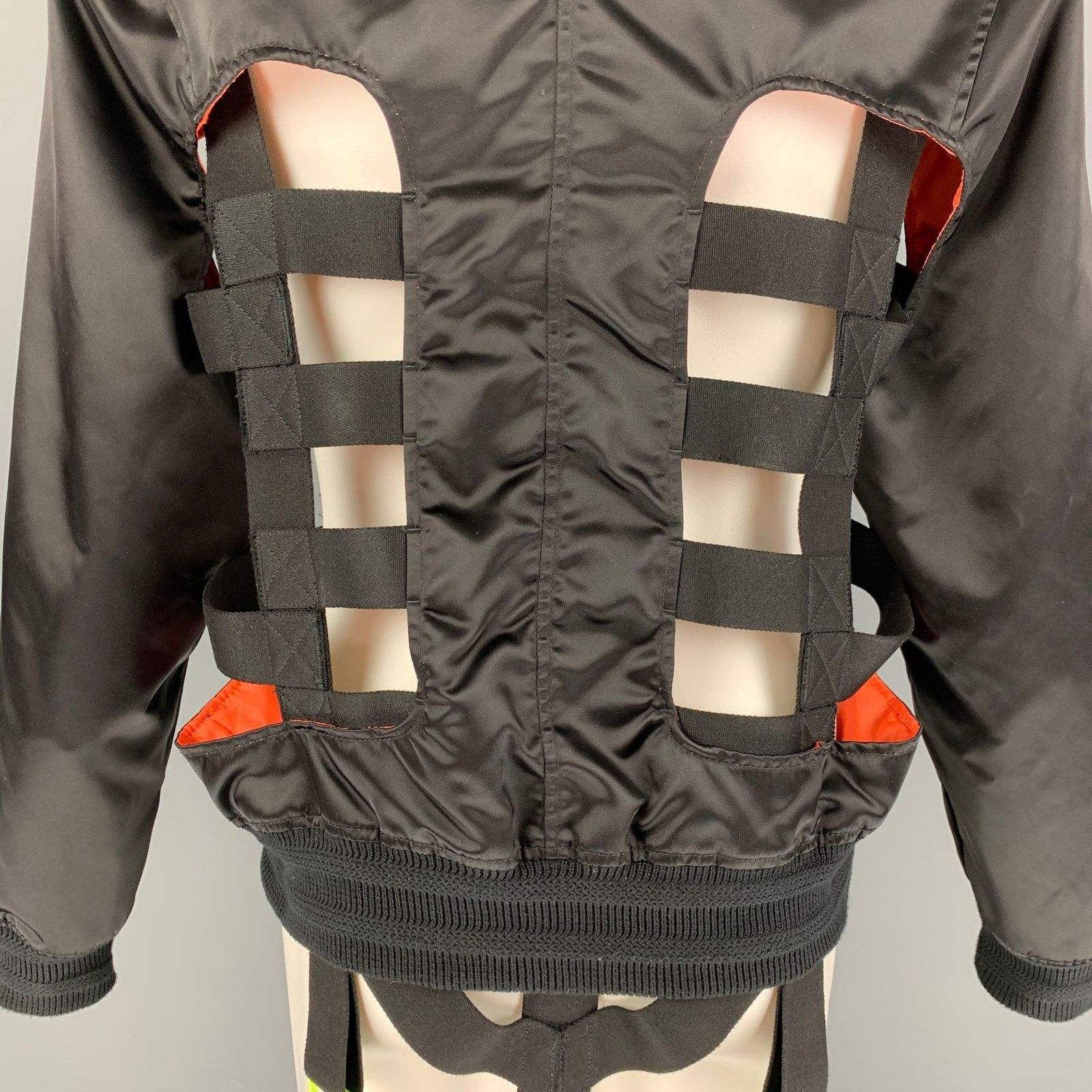 Walter Van Beirendonck Walter Van Beirendonck S Polyester Skeleton Bomber Jacket Size US S / EU 44-46 / 1 - 6 Thumbnail