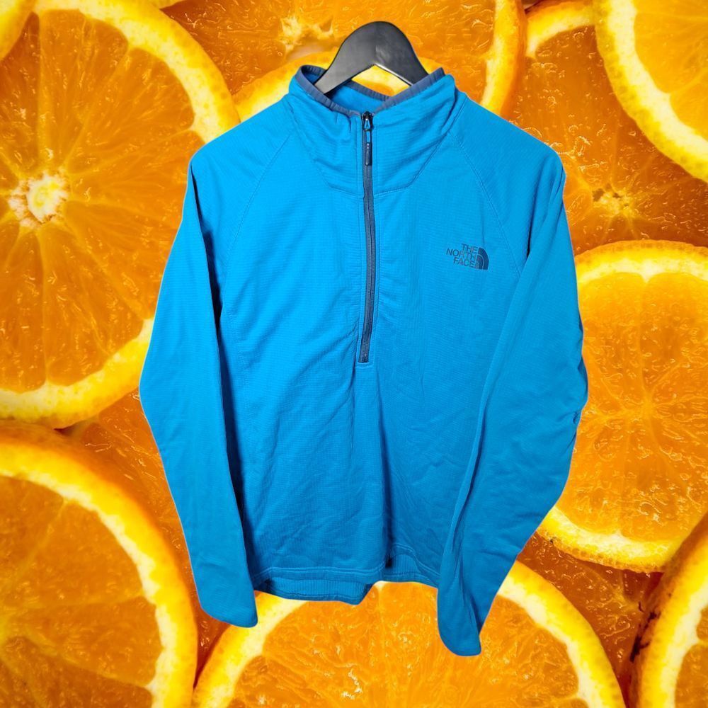 The North Face The North Face Blue Quarter Zip Pullover Athletic Performanc Size US M / EU 48-50 / 2 - 2 Thumbnail