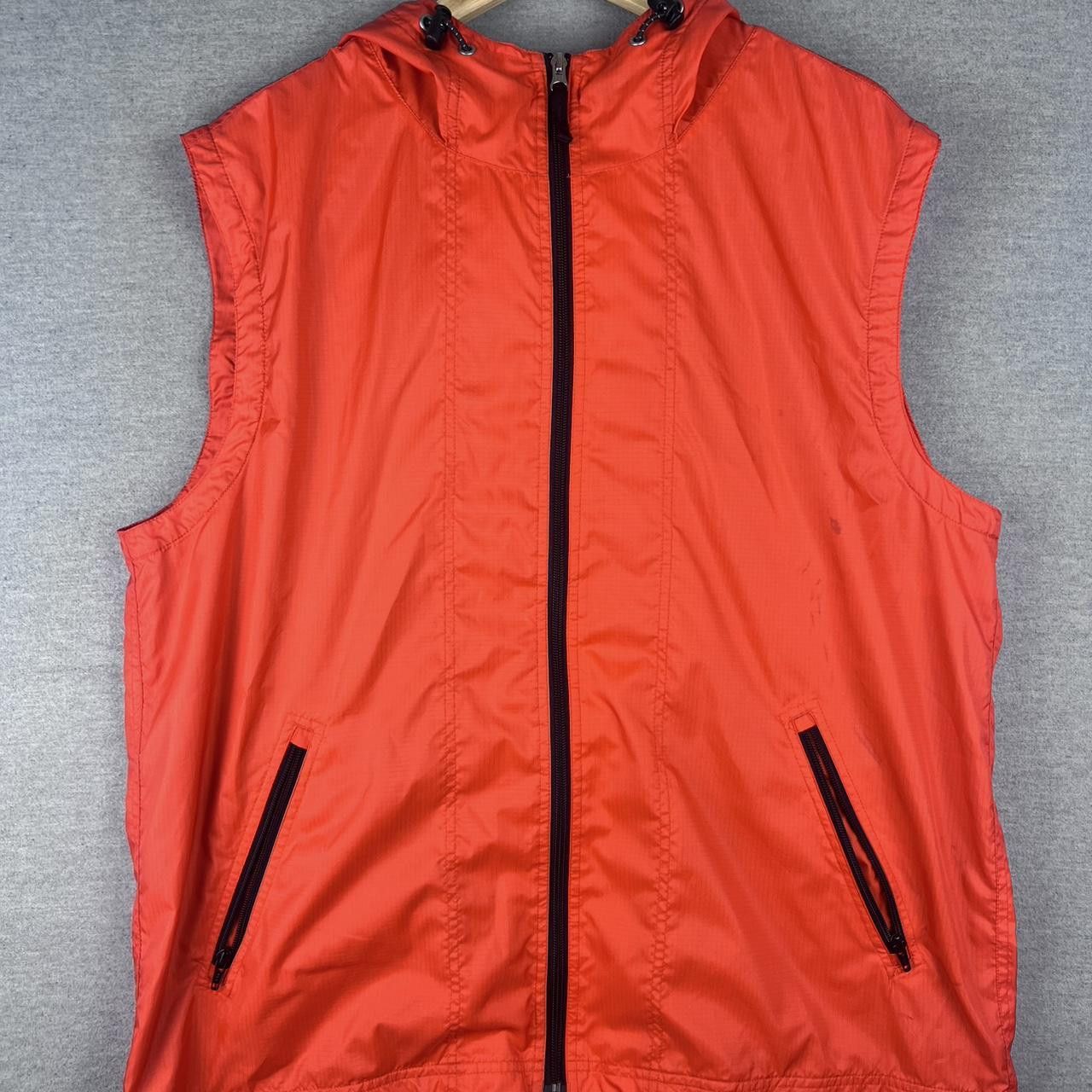 Gap Vintage Gap Nylon Vest Hooded Full Zip Orange XL Streetwear Size US XL / EU 56 / 4 - 1 Thumbnail