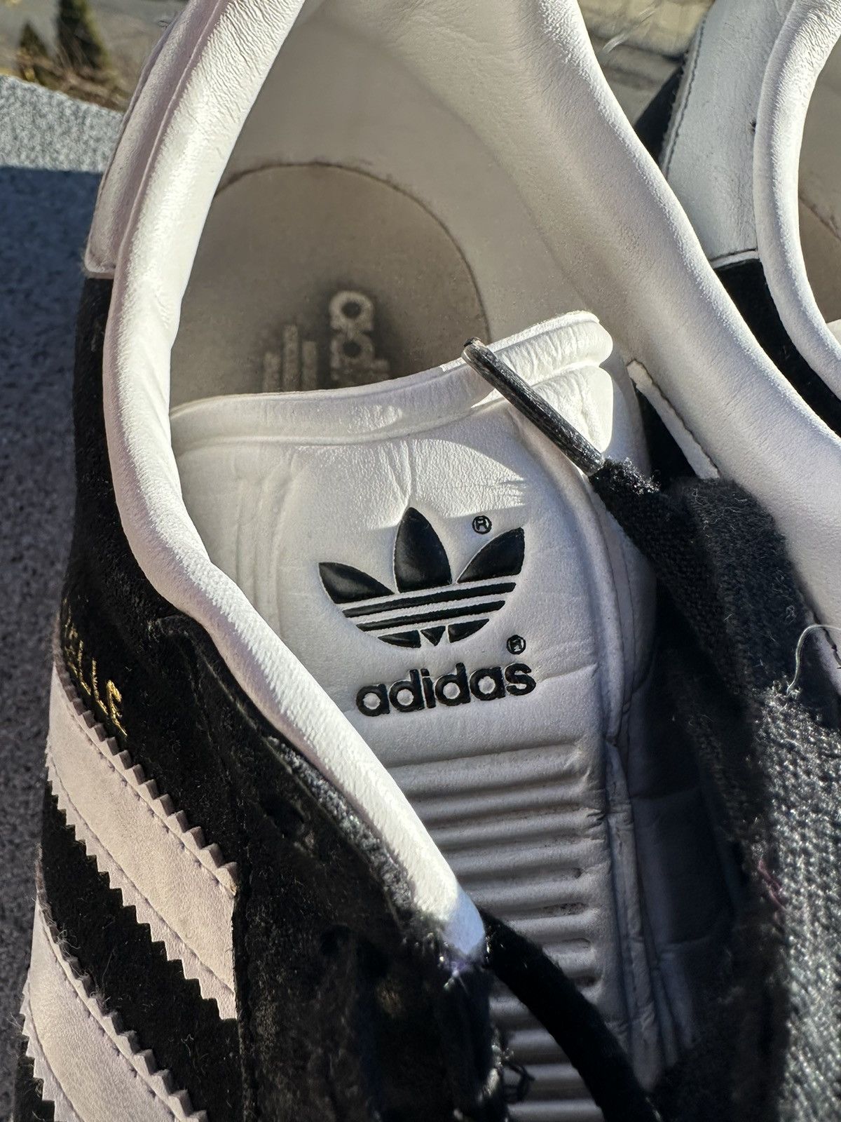 Adidas Adidas Black & White Gazelles Size US 10 / EU 43 - 7 Thumbnail